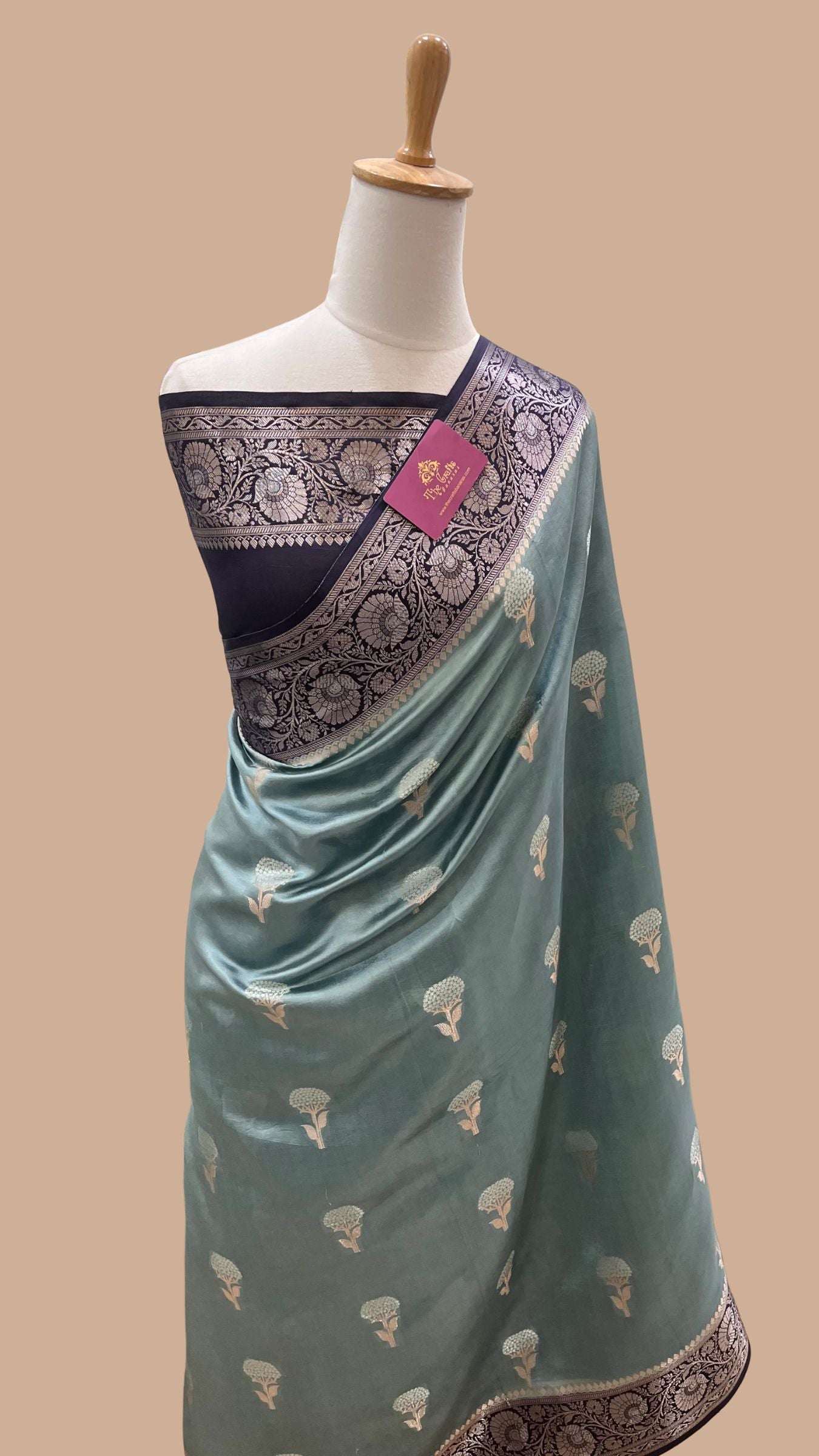 Pure Mango Silk Banarasi Saree