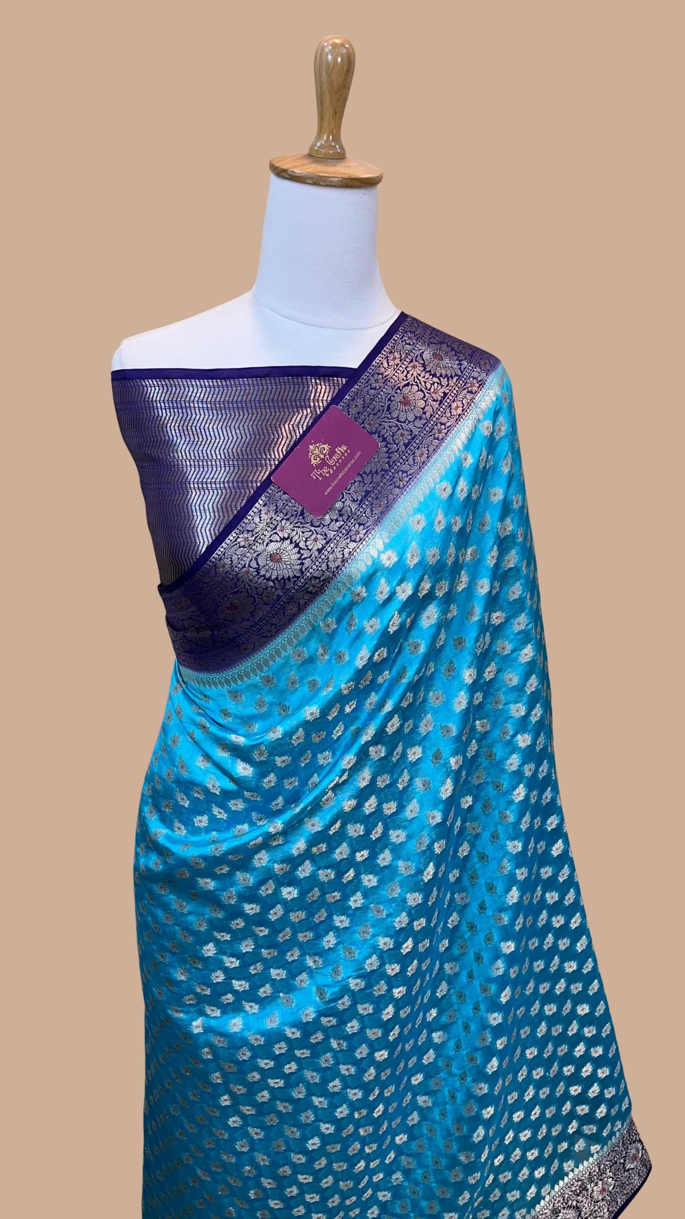 Pure Dupion Silk Banarasi Saree