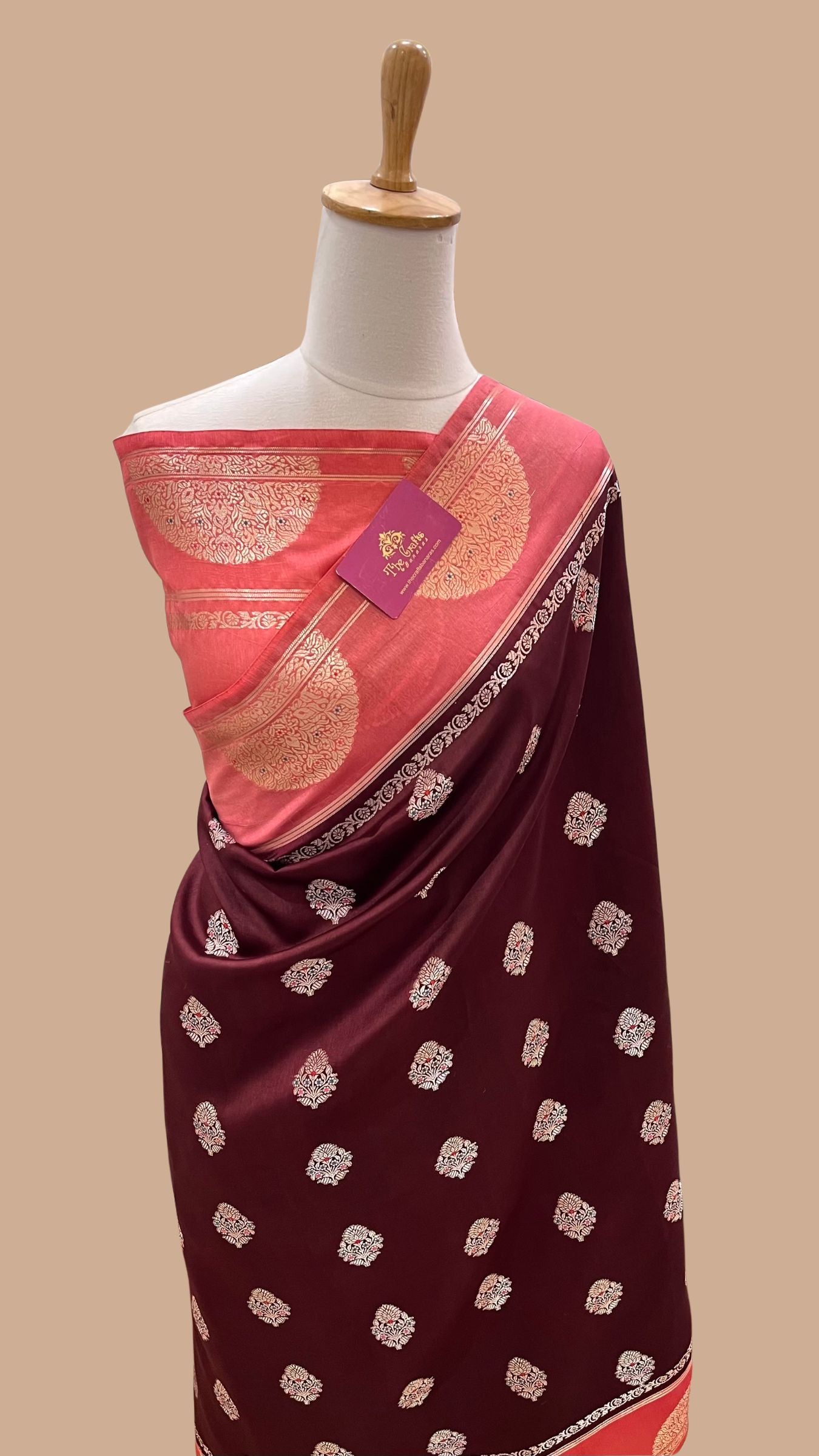 Pure Mango Silk Banarasi Saree