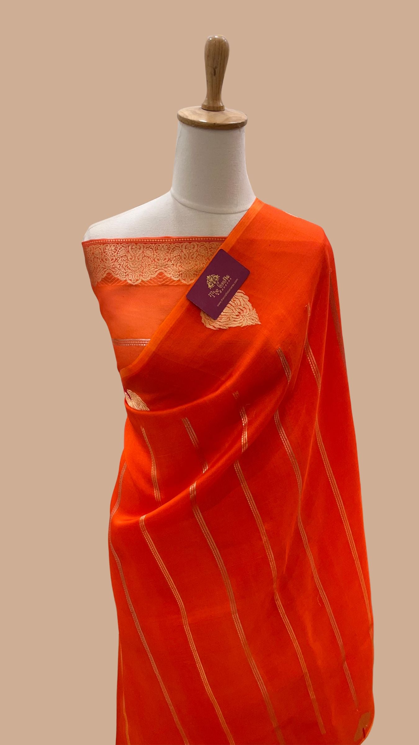 Pure Kora Silk Handloom Banarasi Saree