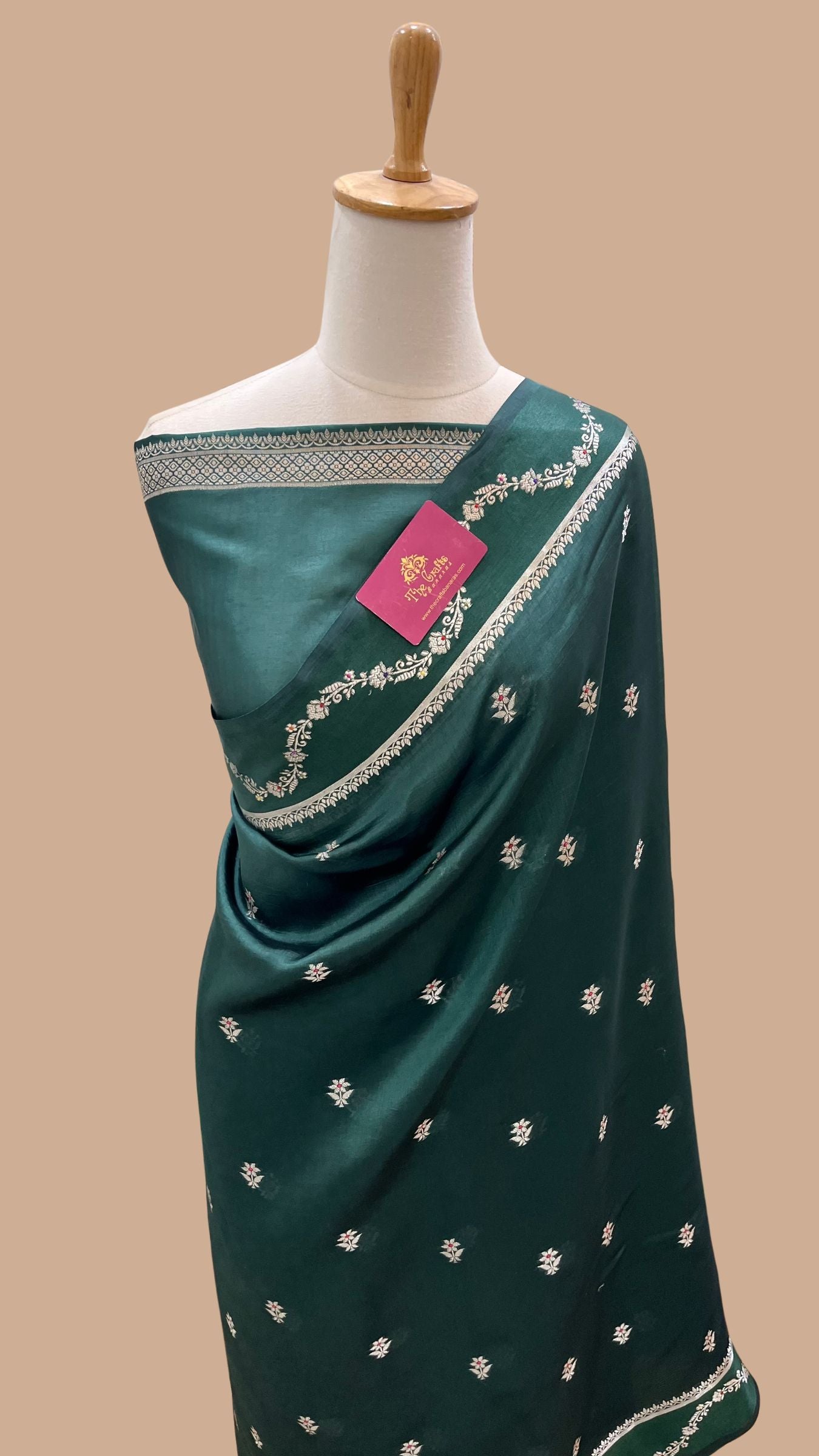 Pure Mango Silk Banarasi Saree