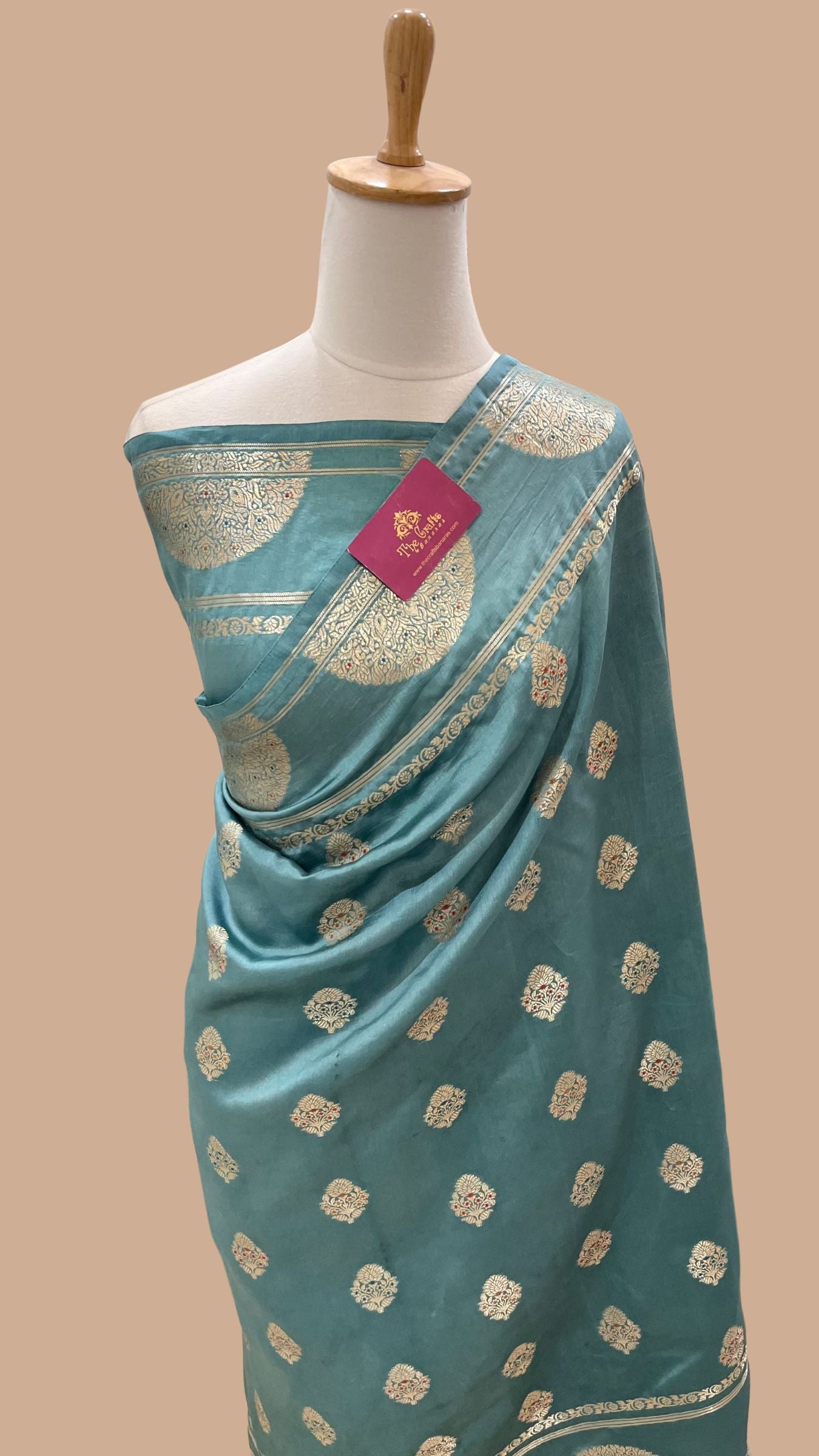 Pure Mango Silk Banarasi Saree