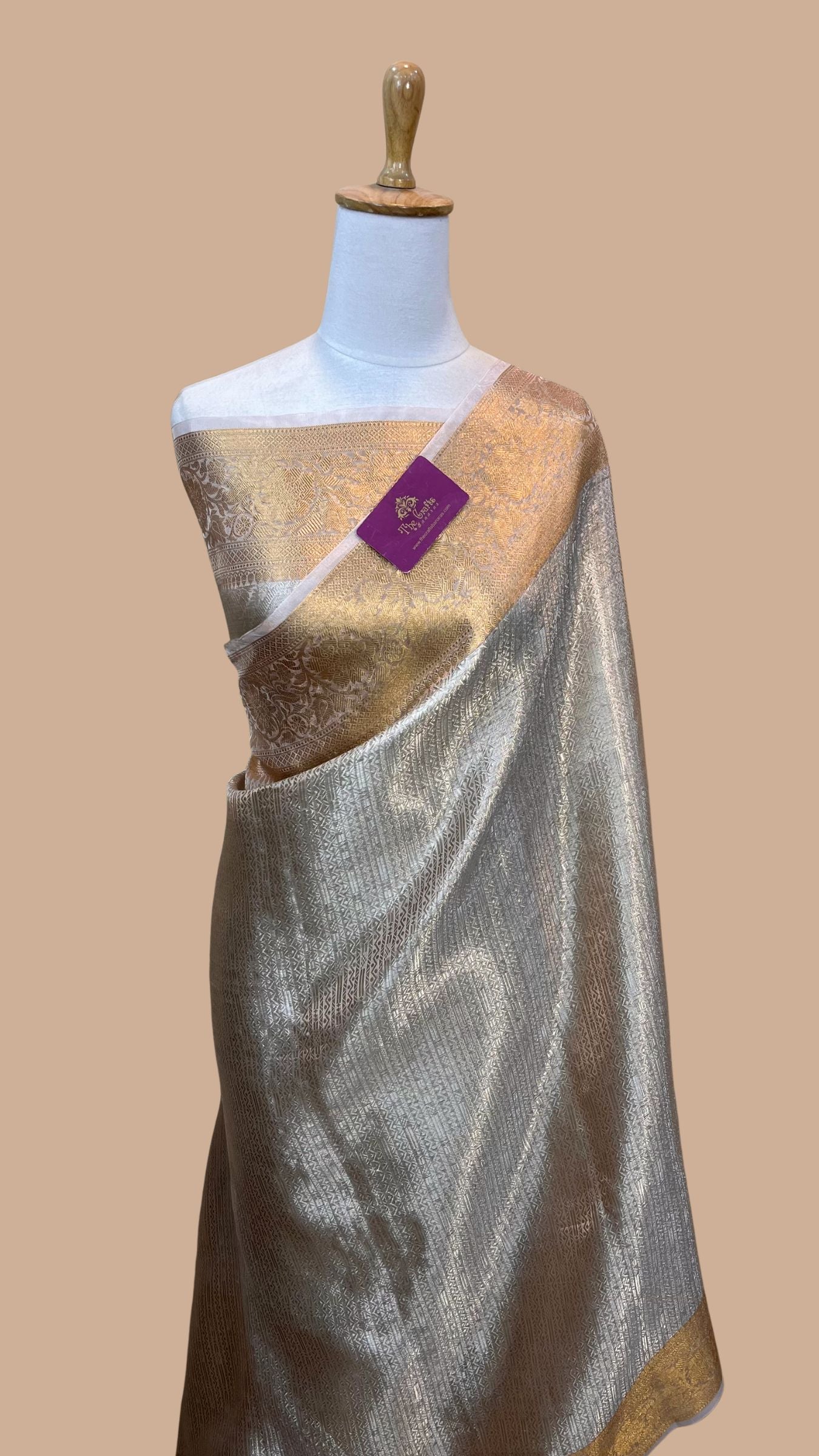 Pure Tissue Silk Brocade Banarasi Saree