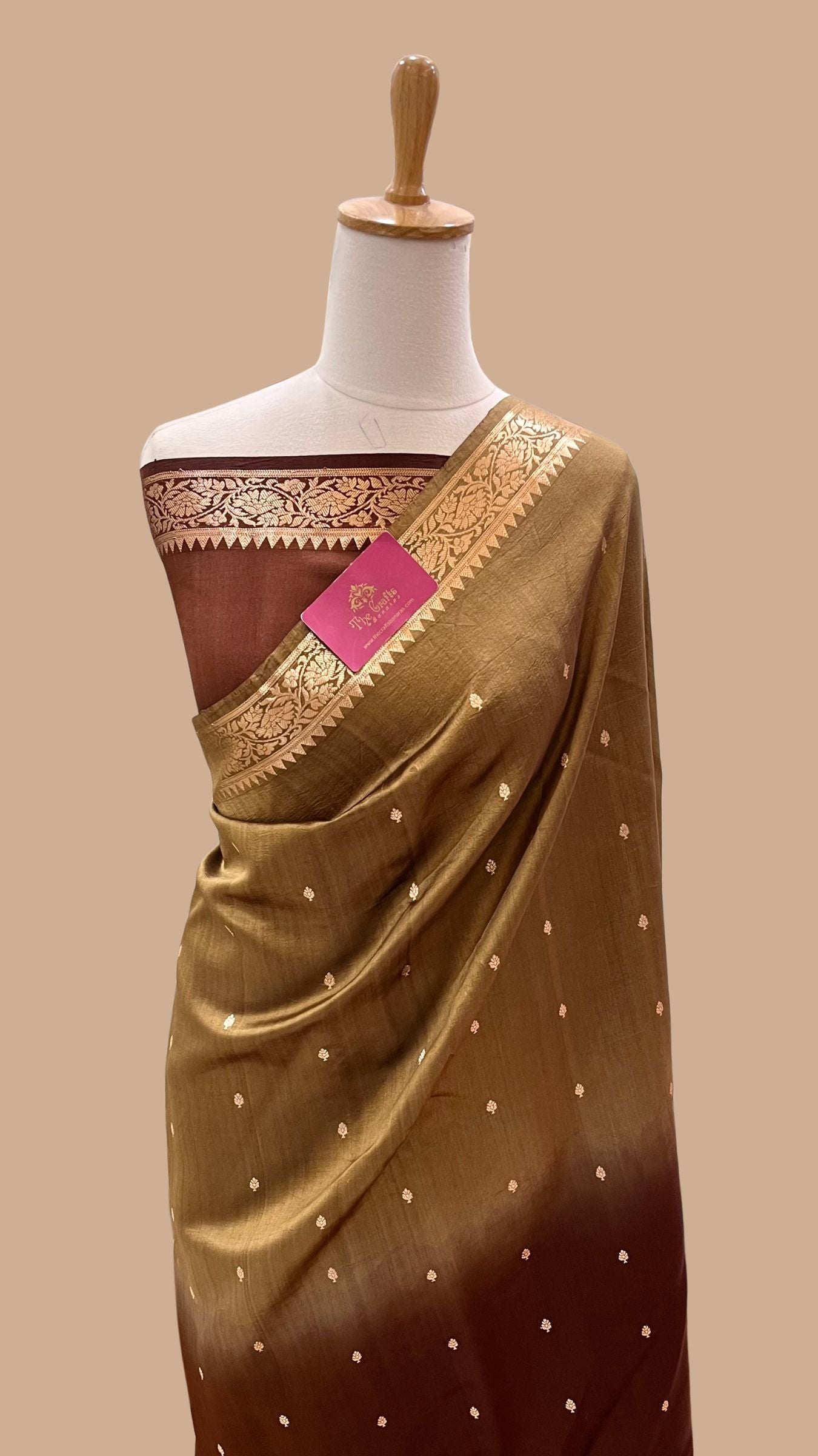 Pure Mango Silk Handloom Banarasi Saree