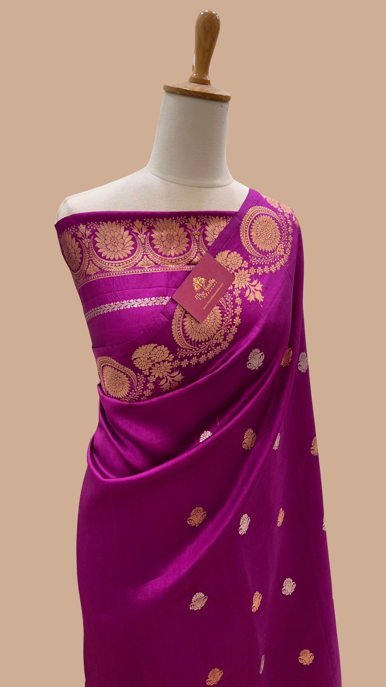 Pure Mango Silk Handloom Banarasi Saree