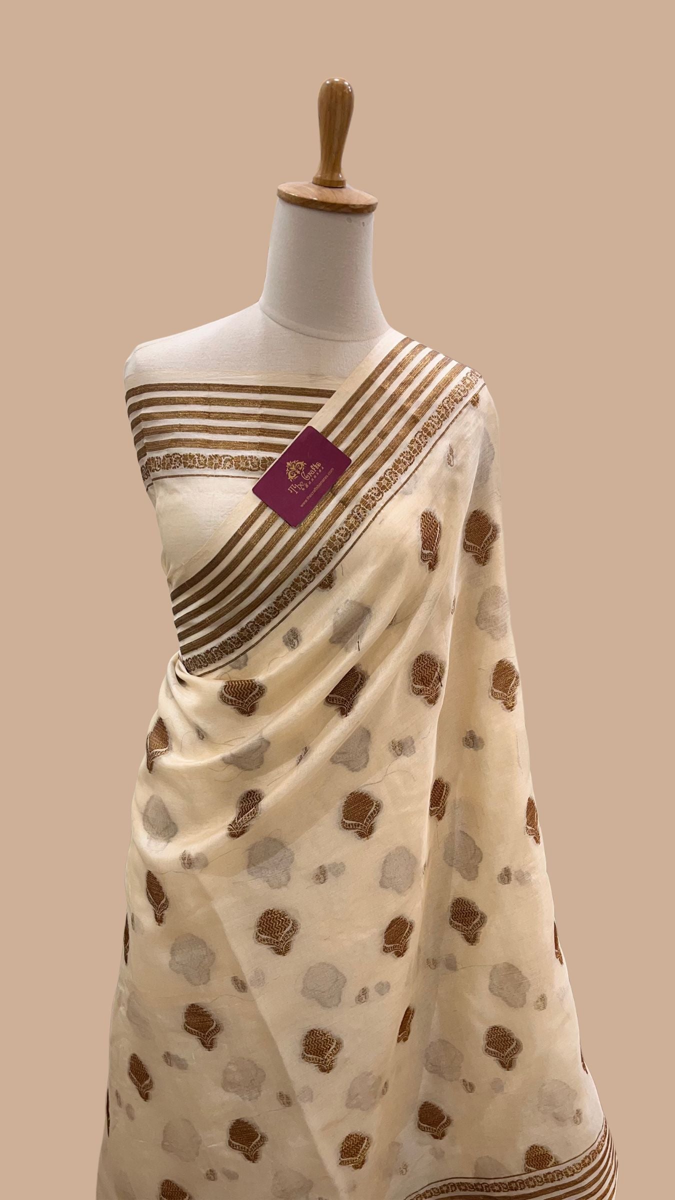 Pure Tussar Silk Banarasi Saree