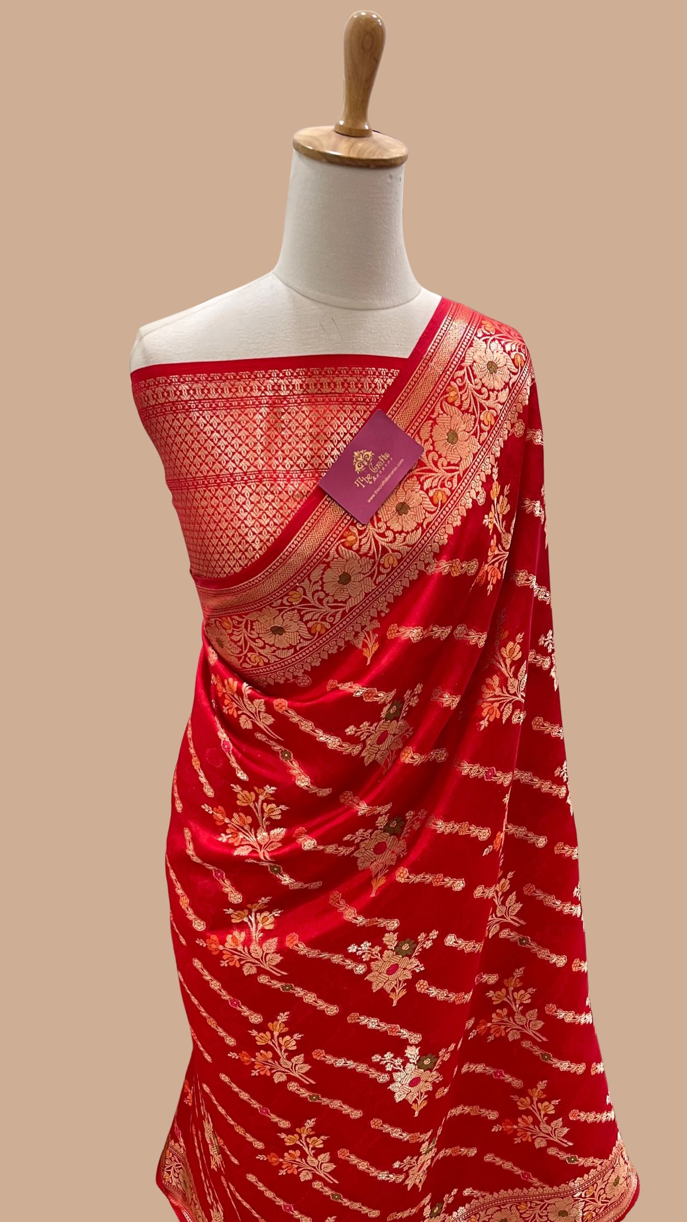 Pure Mango Silk Banarasi Saree
