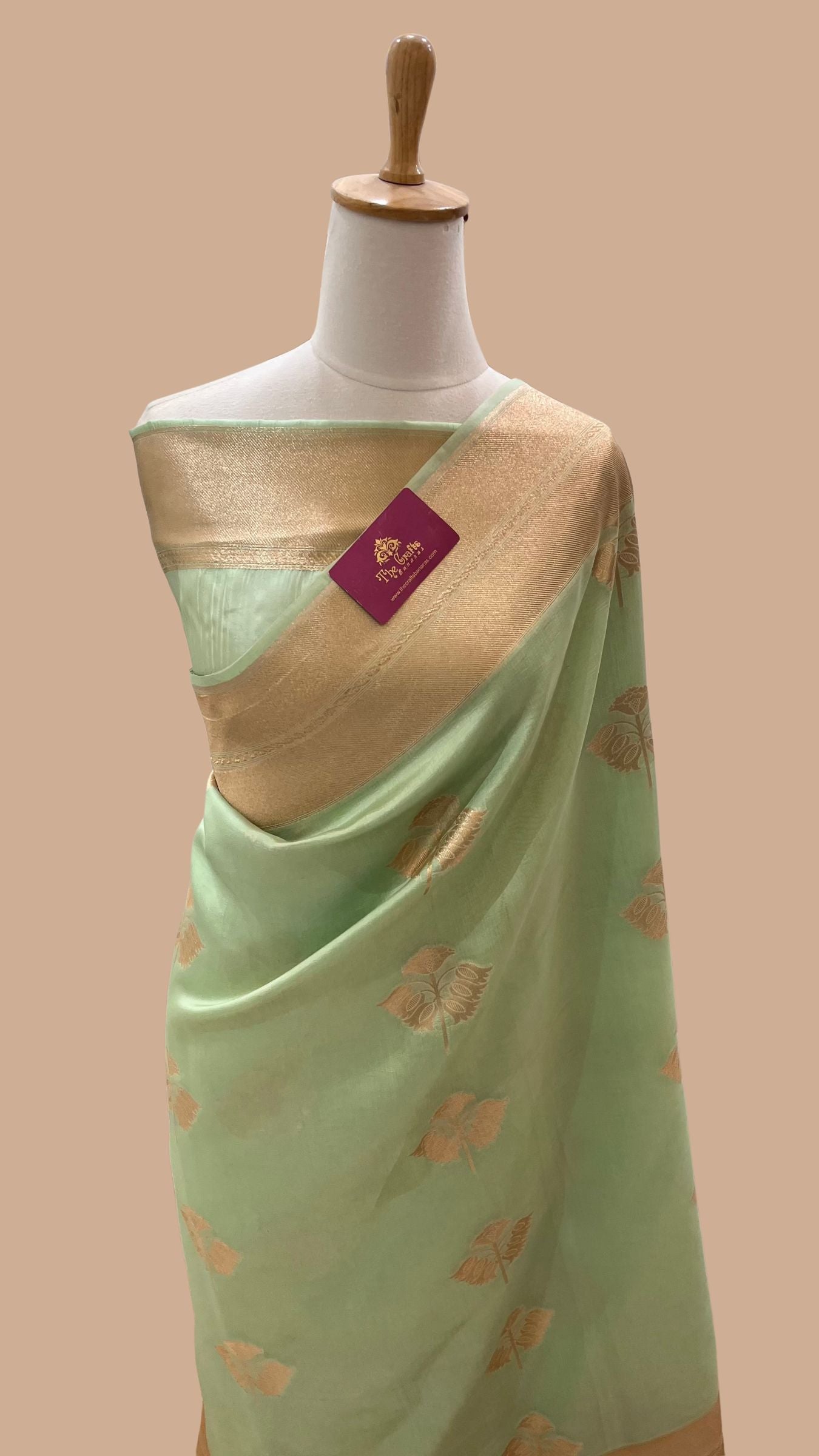 Pure Mango Silk Banarasi Saree