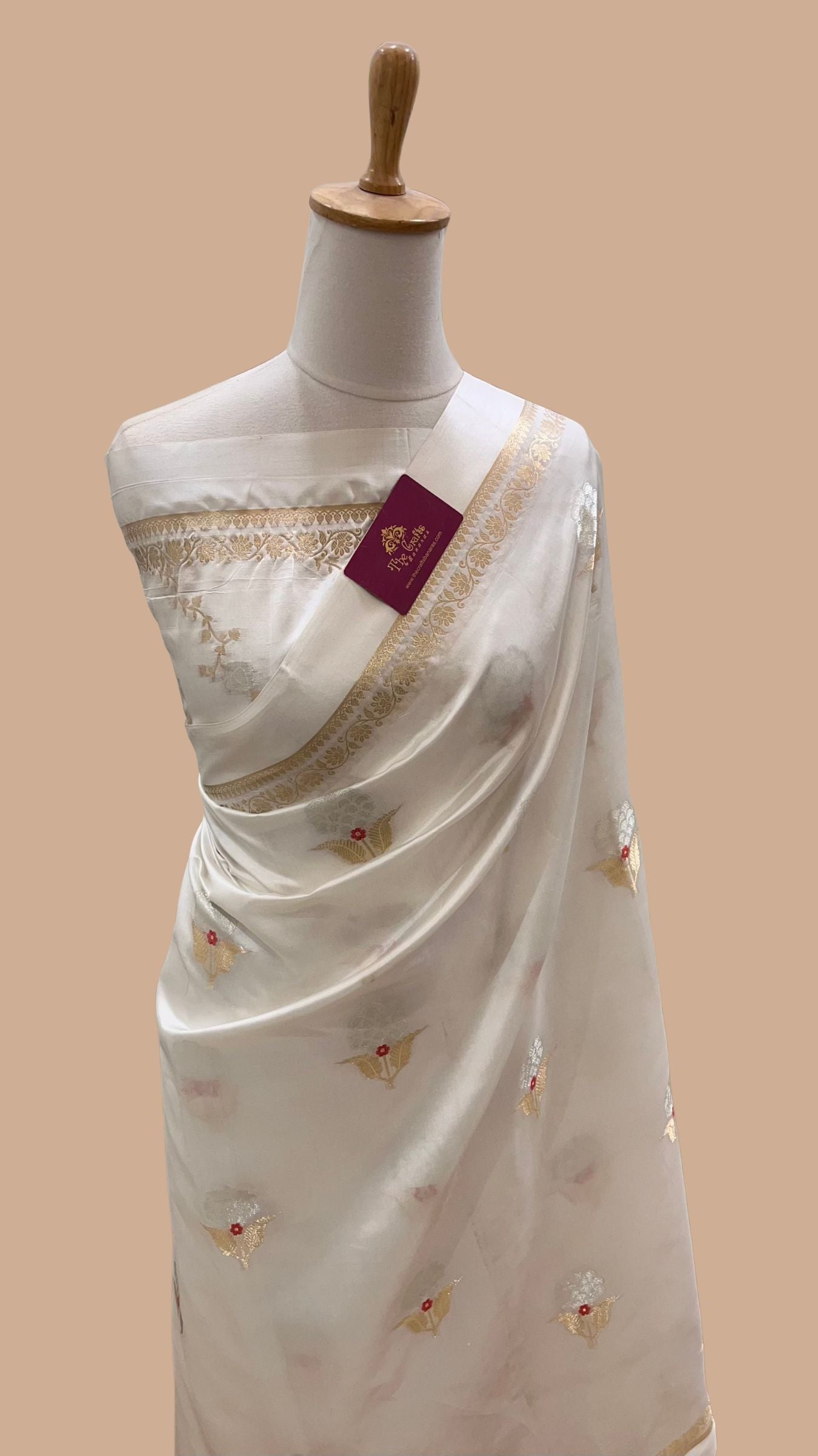 Pure Mango Silk Handloom Banarasi Saree