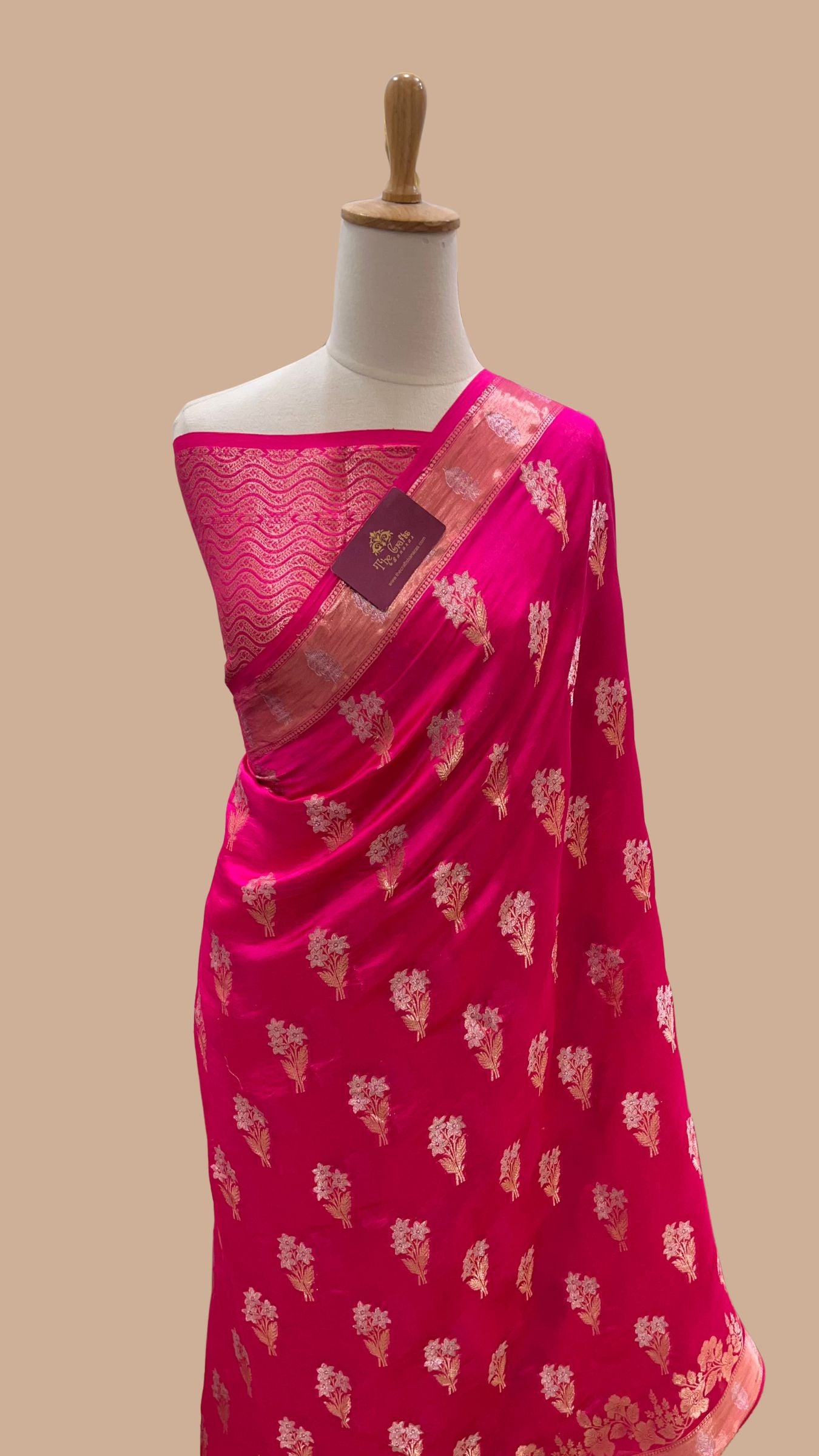 Pure Mango Silk Banarasi Saree
