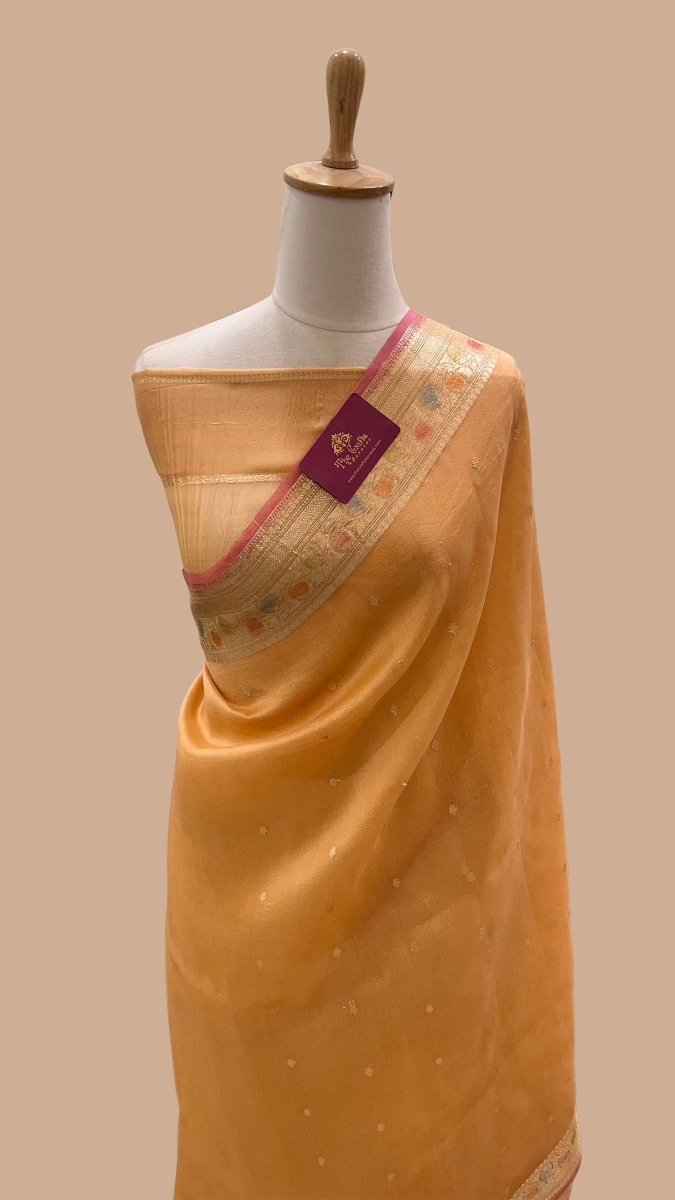 Pure Kora Silk Handloom Banarasi Saree