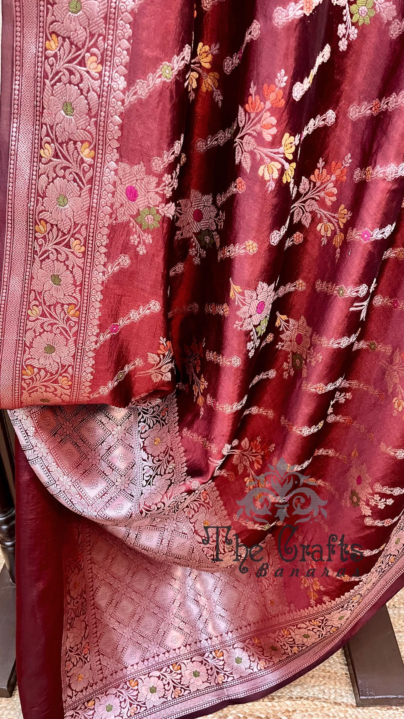 Pure Mango Silk Banarasi Saree