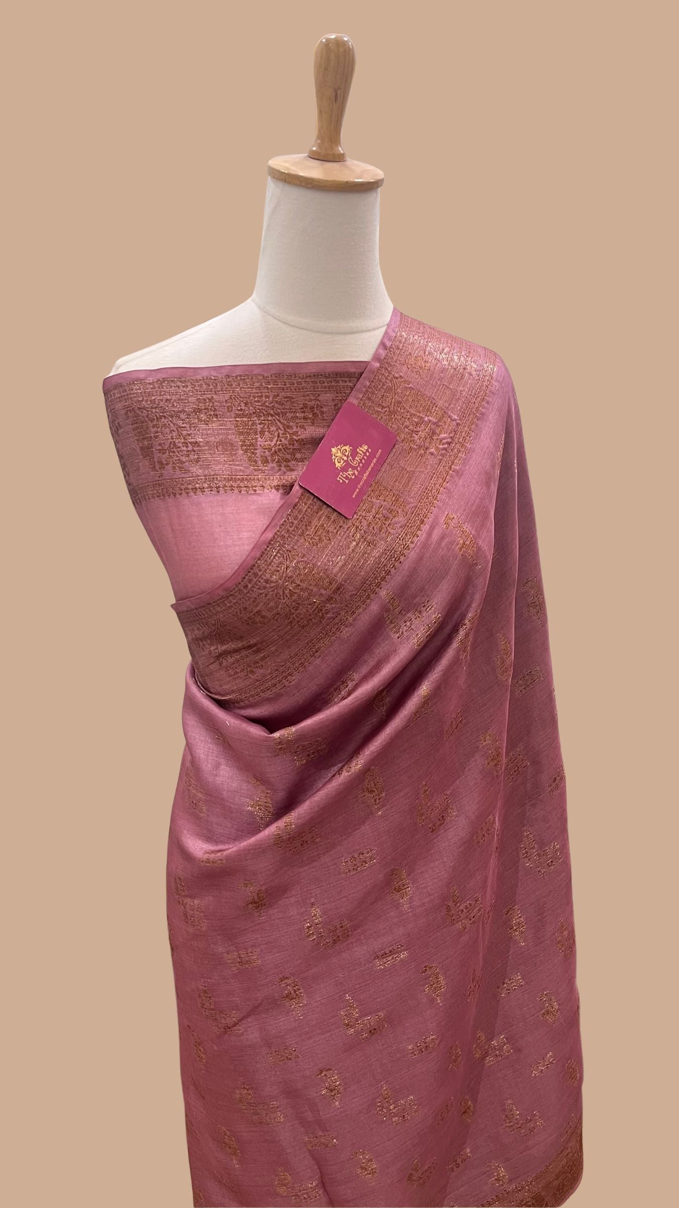 Pure Tussar Silk Banarasi Saree
