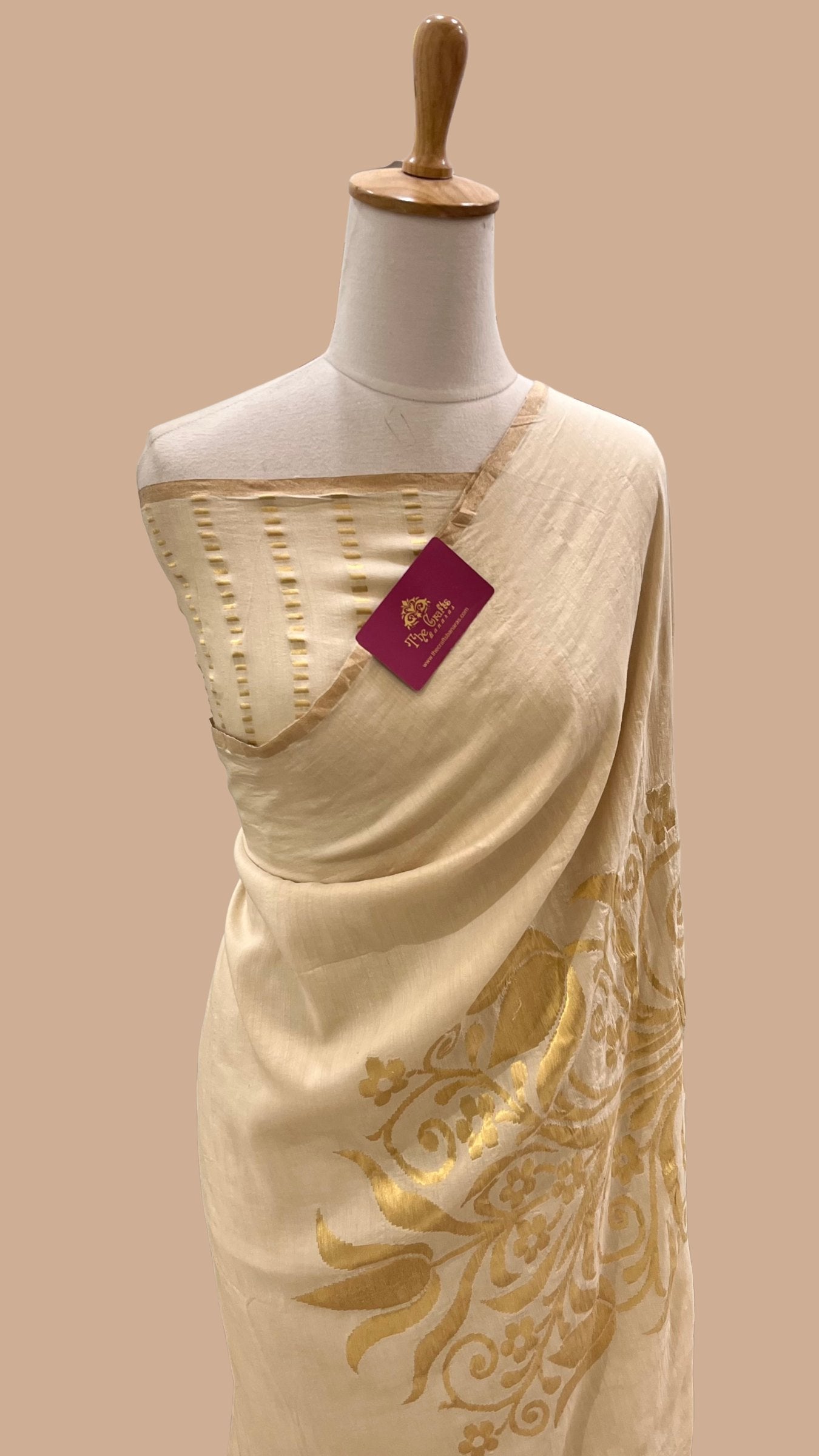 Pure Munga Silk Handloom Banarasi Saree