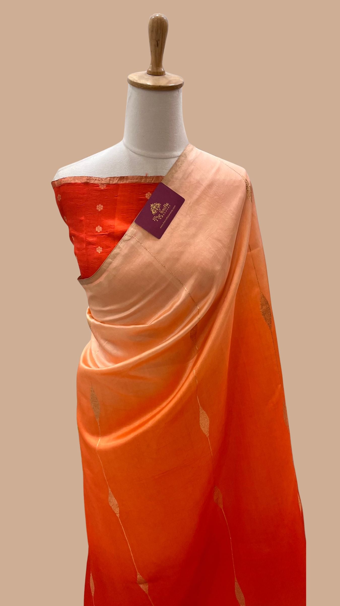 Pure Mango Silk Handloom Banarasi Saree