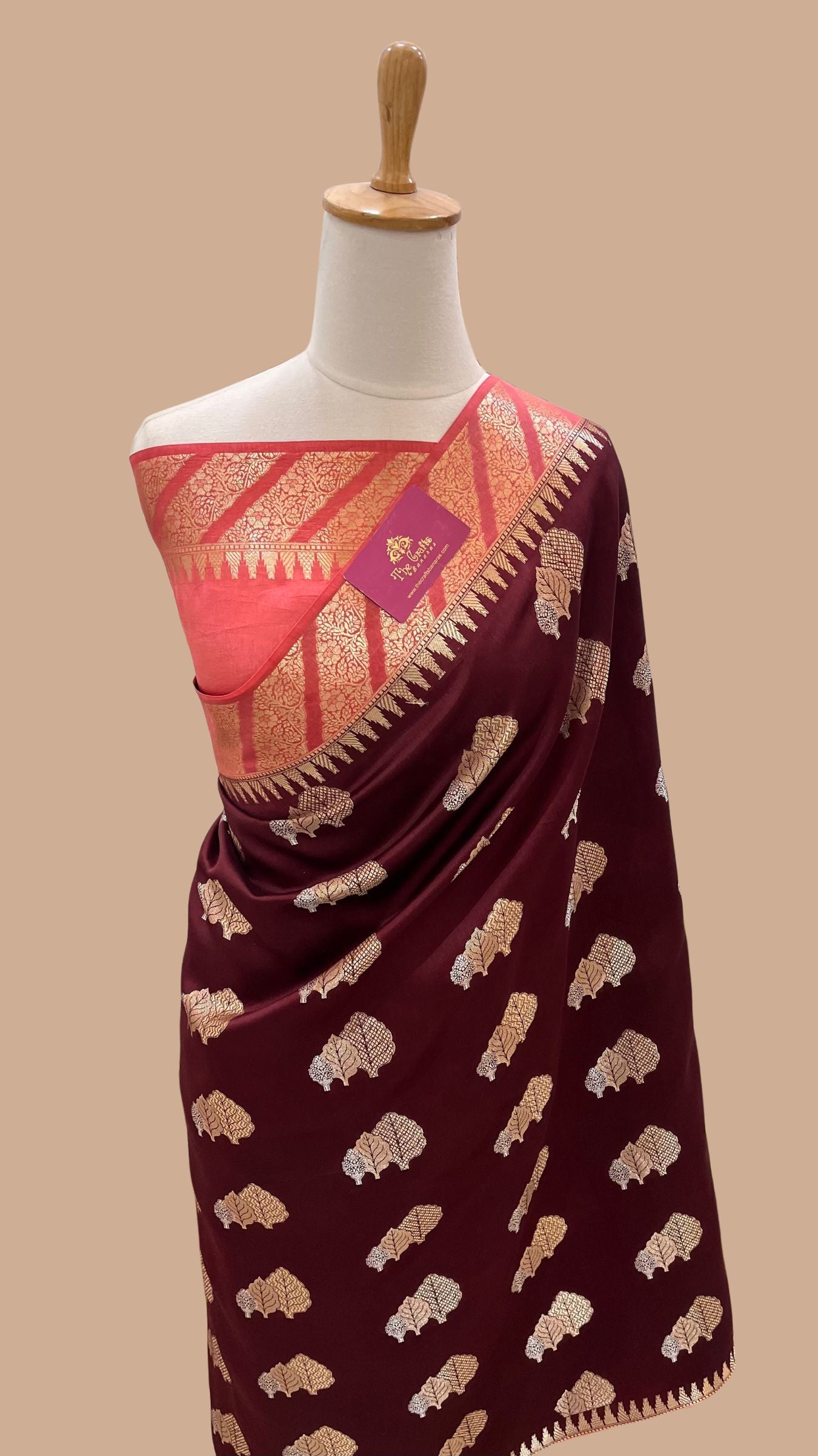Pure Mango Silk Banarasi Saree