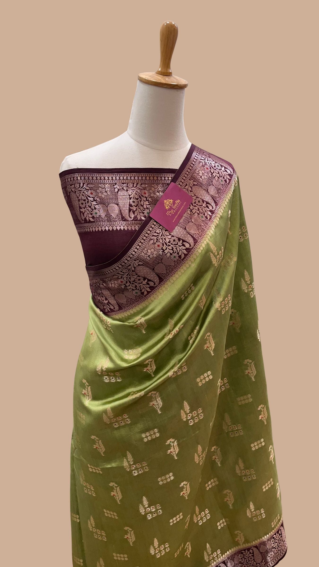 Pure Mango Silk Banarasi Saree