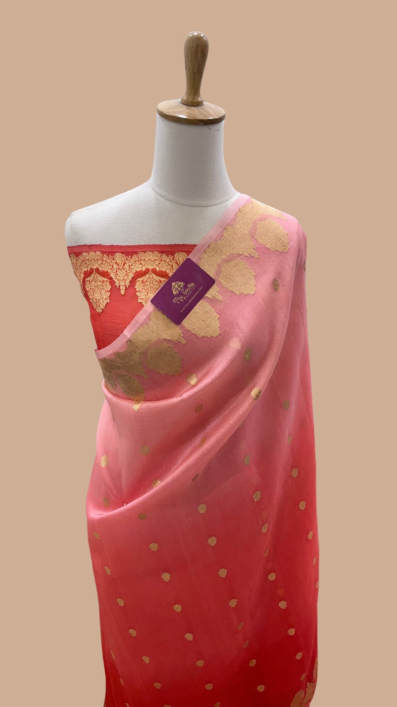 Pure Kora Silk Handloom Banarasi Saree