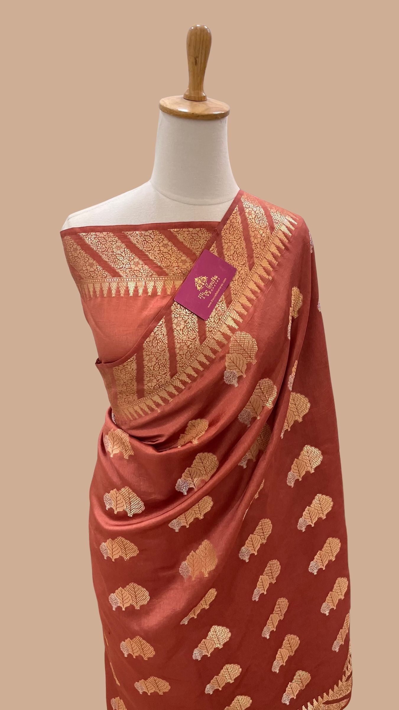 Pure Mango Silk Banarasi Saree