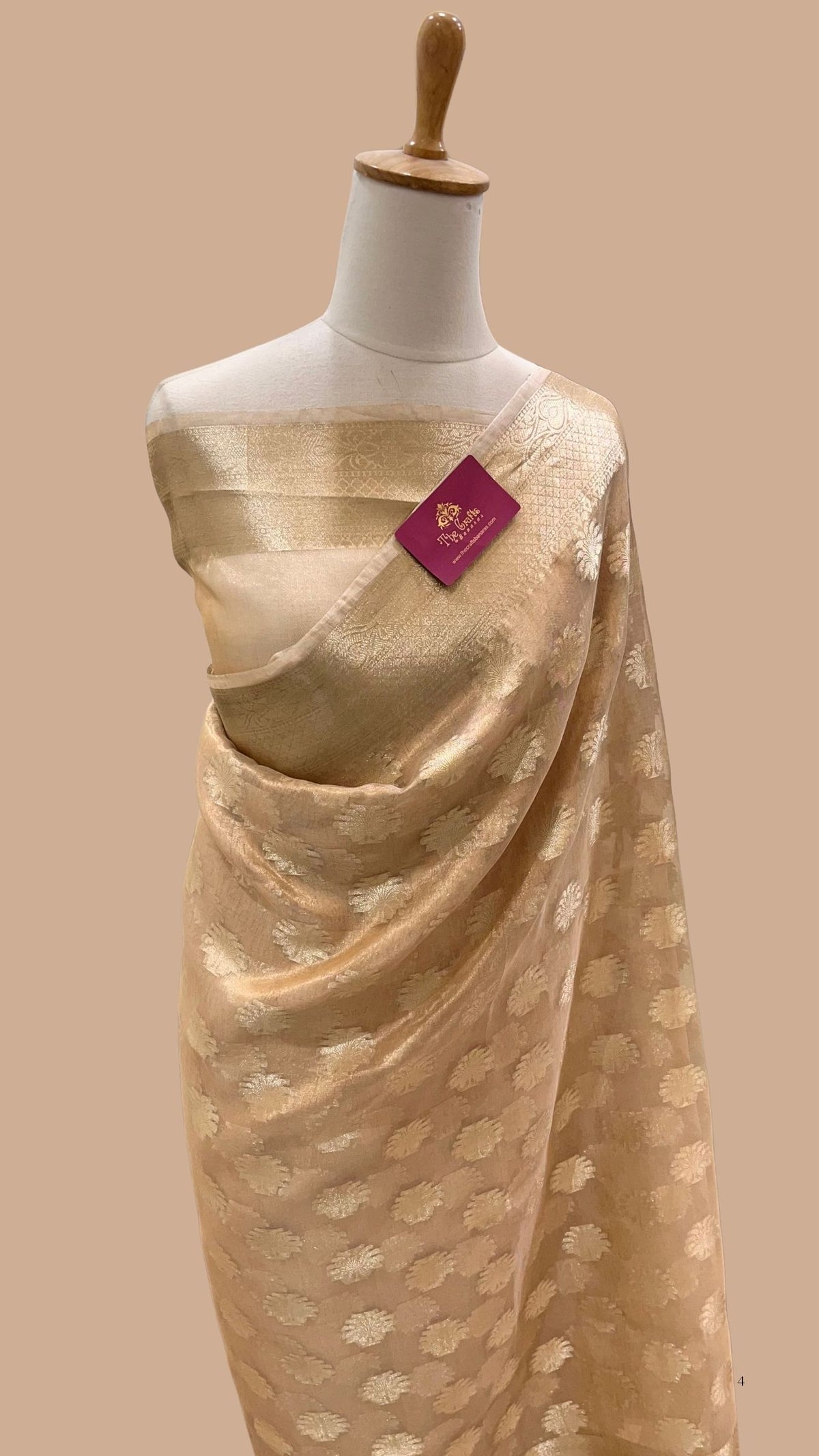 Pure Kora Tissue Silk Banarasi Saree