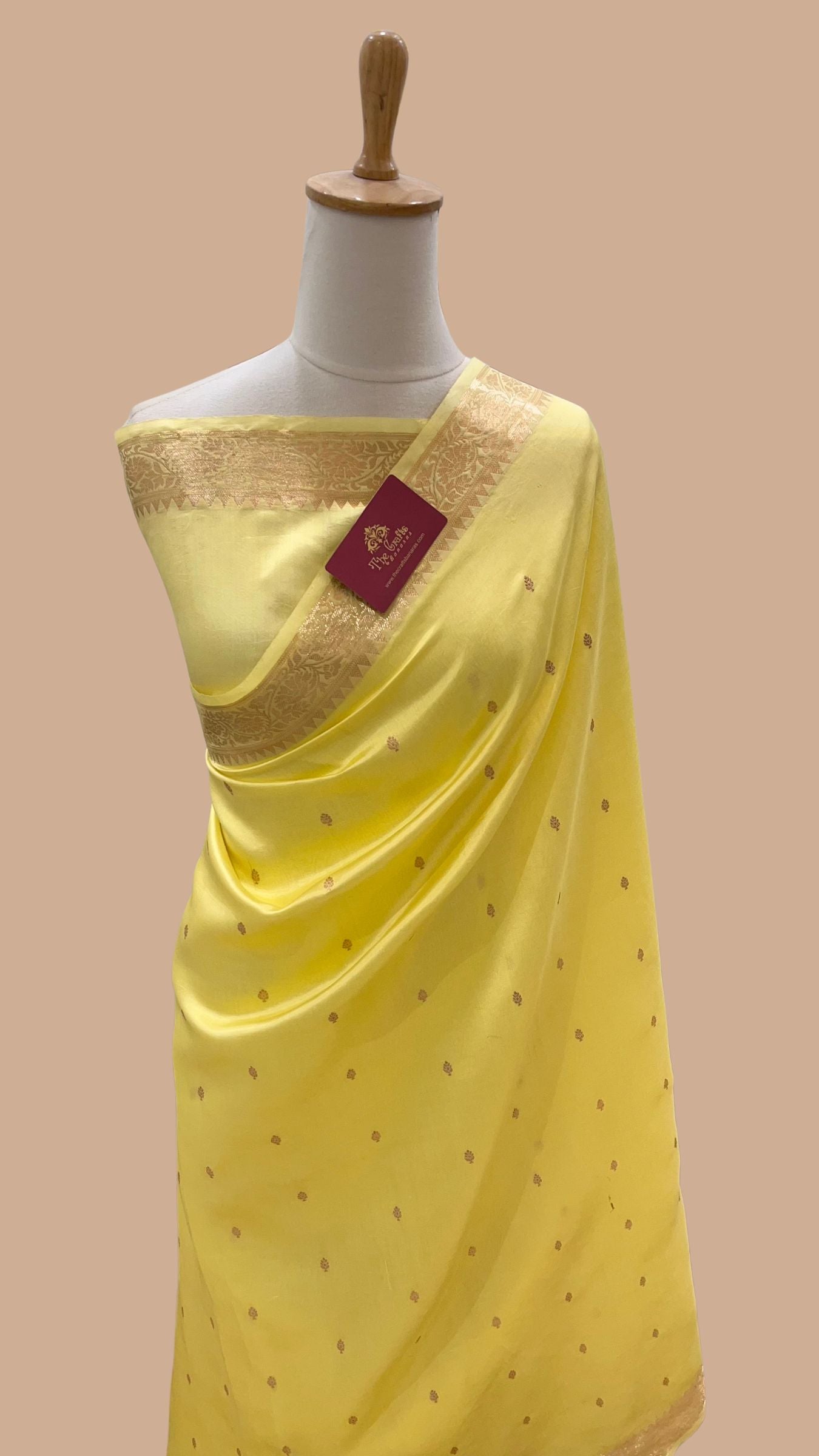 Pure Mango Silk Handloom Banarasi Saree