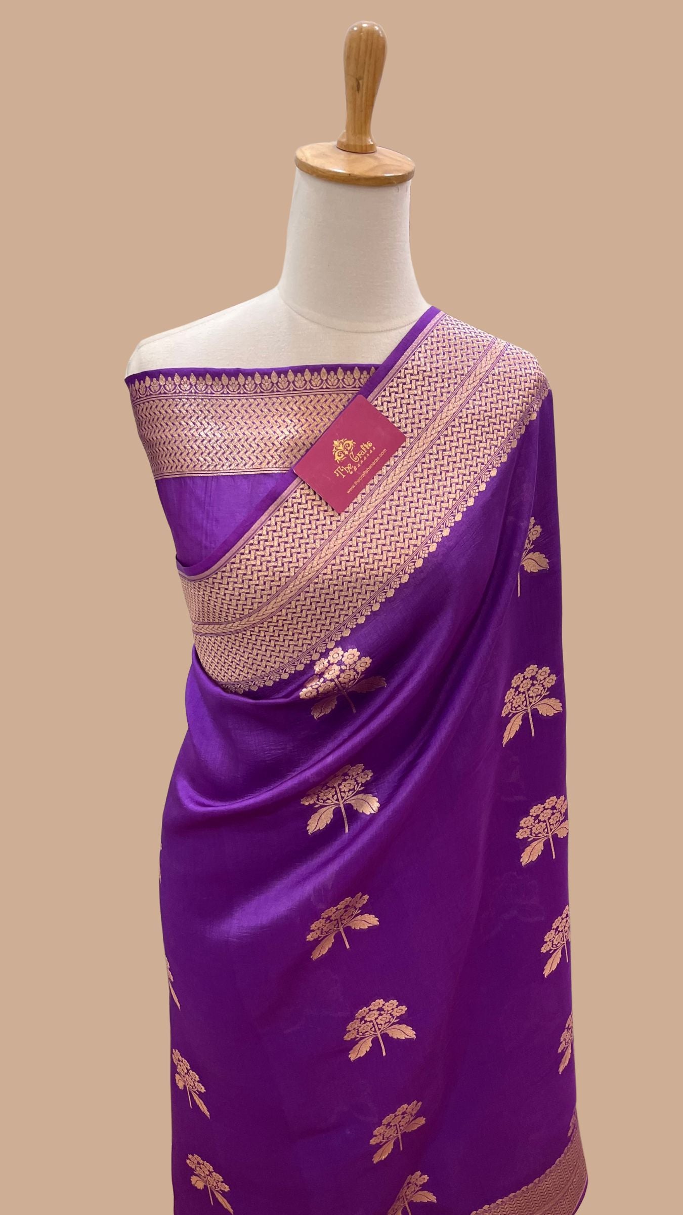 Pure Mango Silk Banarasi Saree