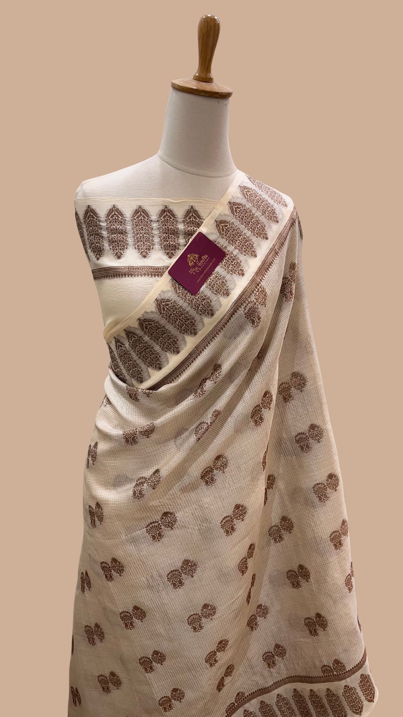 Pure Tussar Silk Banarasi Saree