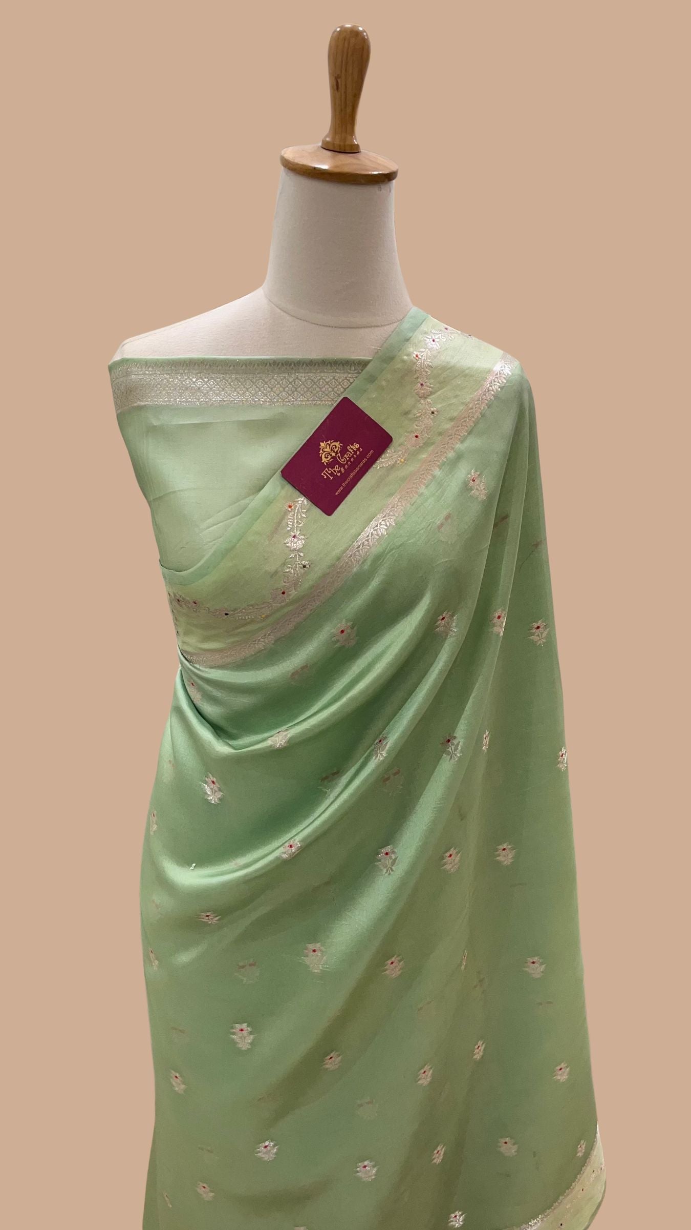 Pure Mango Silk Banarasi Saree