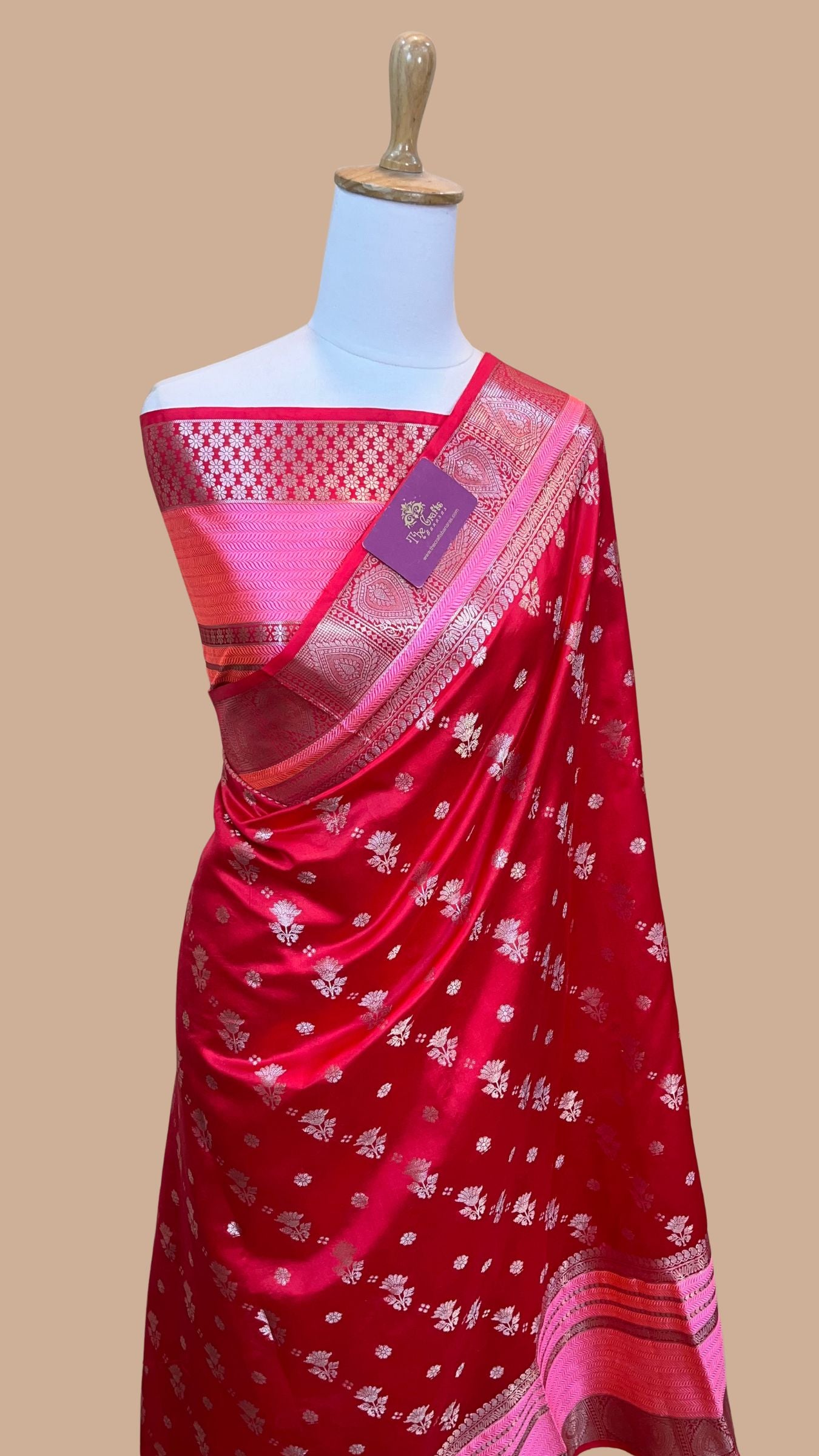 Pure Mango Silk Banarasi Saree
