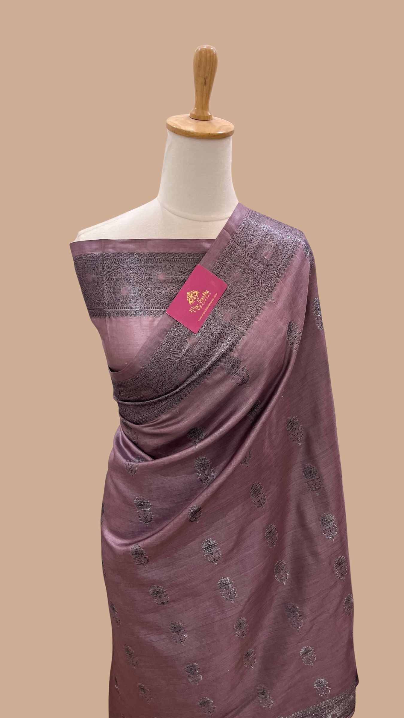 Pure Tussar Silk Banarasi Saree