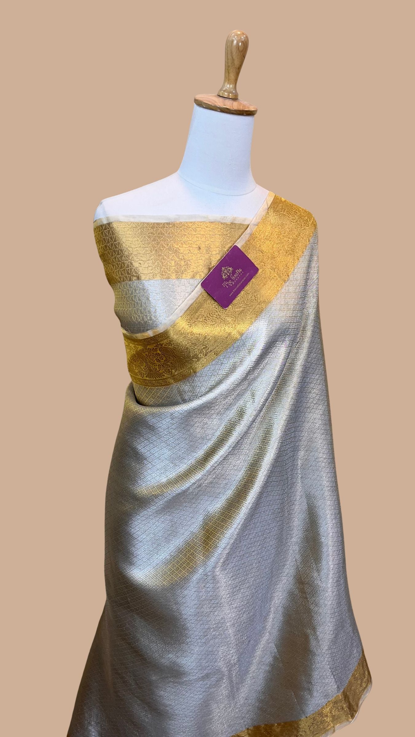 Pure Tissue Silk Brocade Banarasi Saree