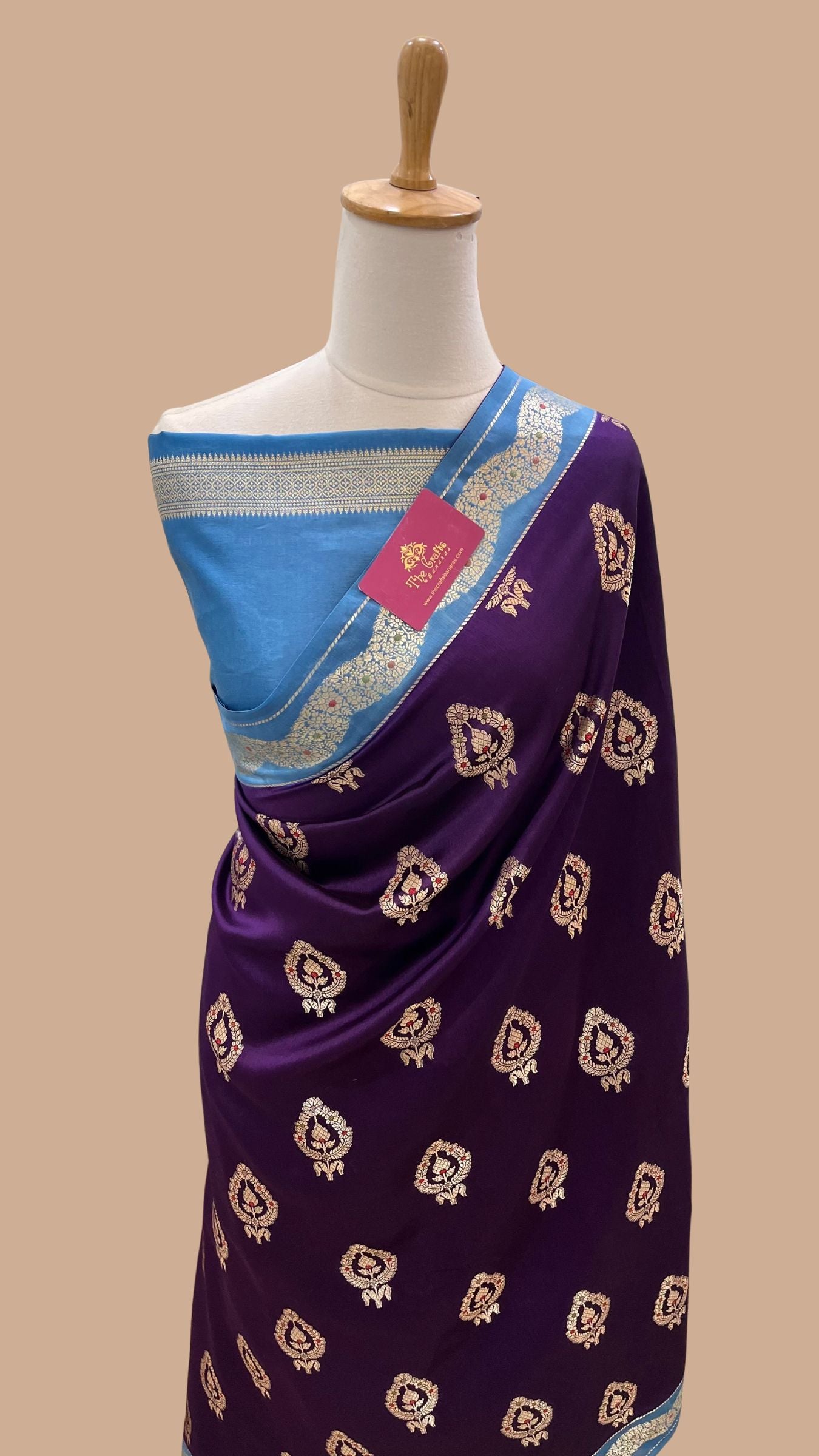 Pure Mango Silk Banarasi Saree