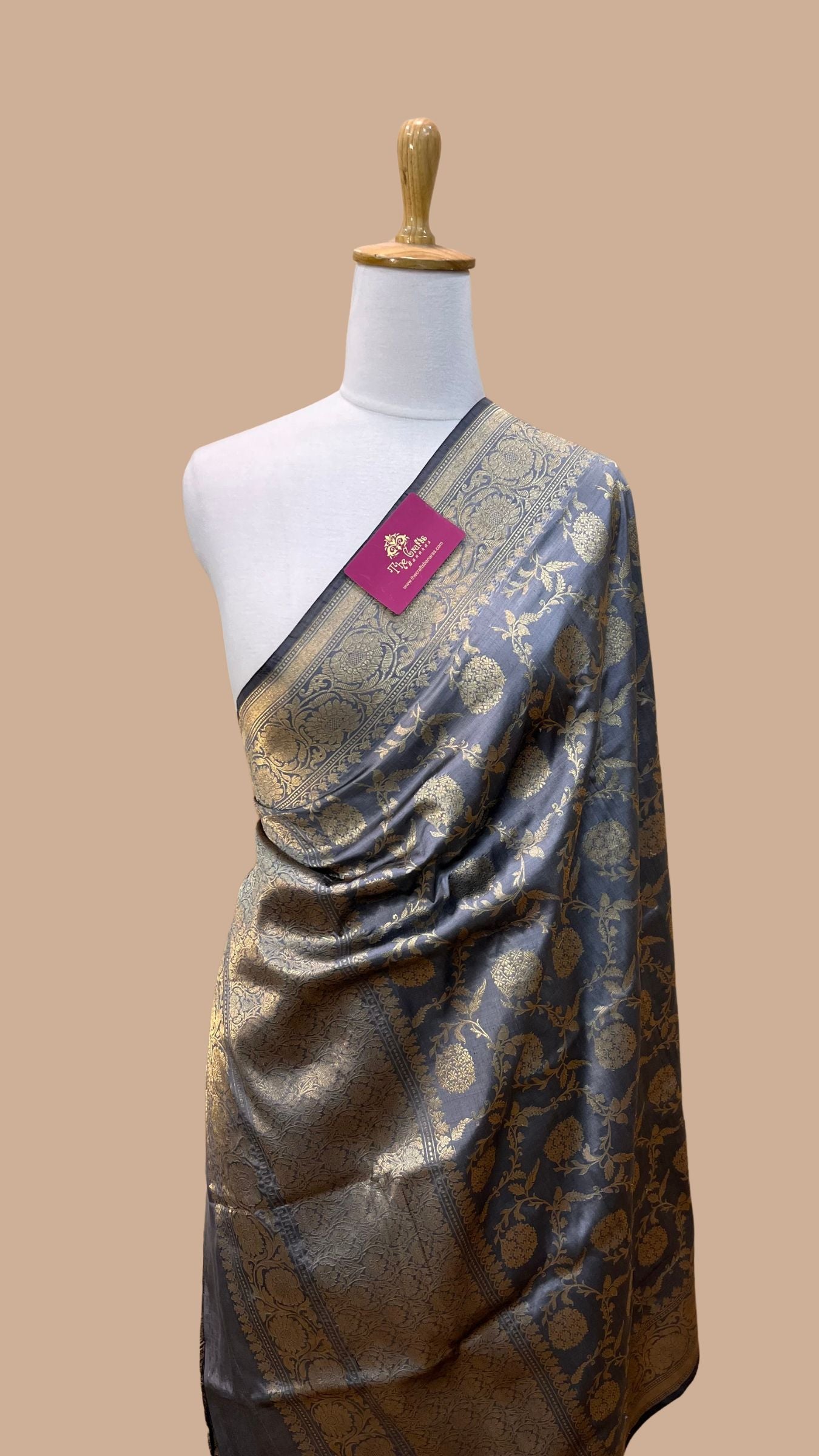 Pure Katan Silk Banarasi Handloom Dupatta