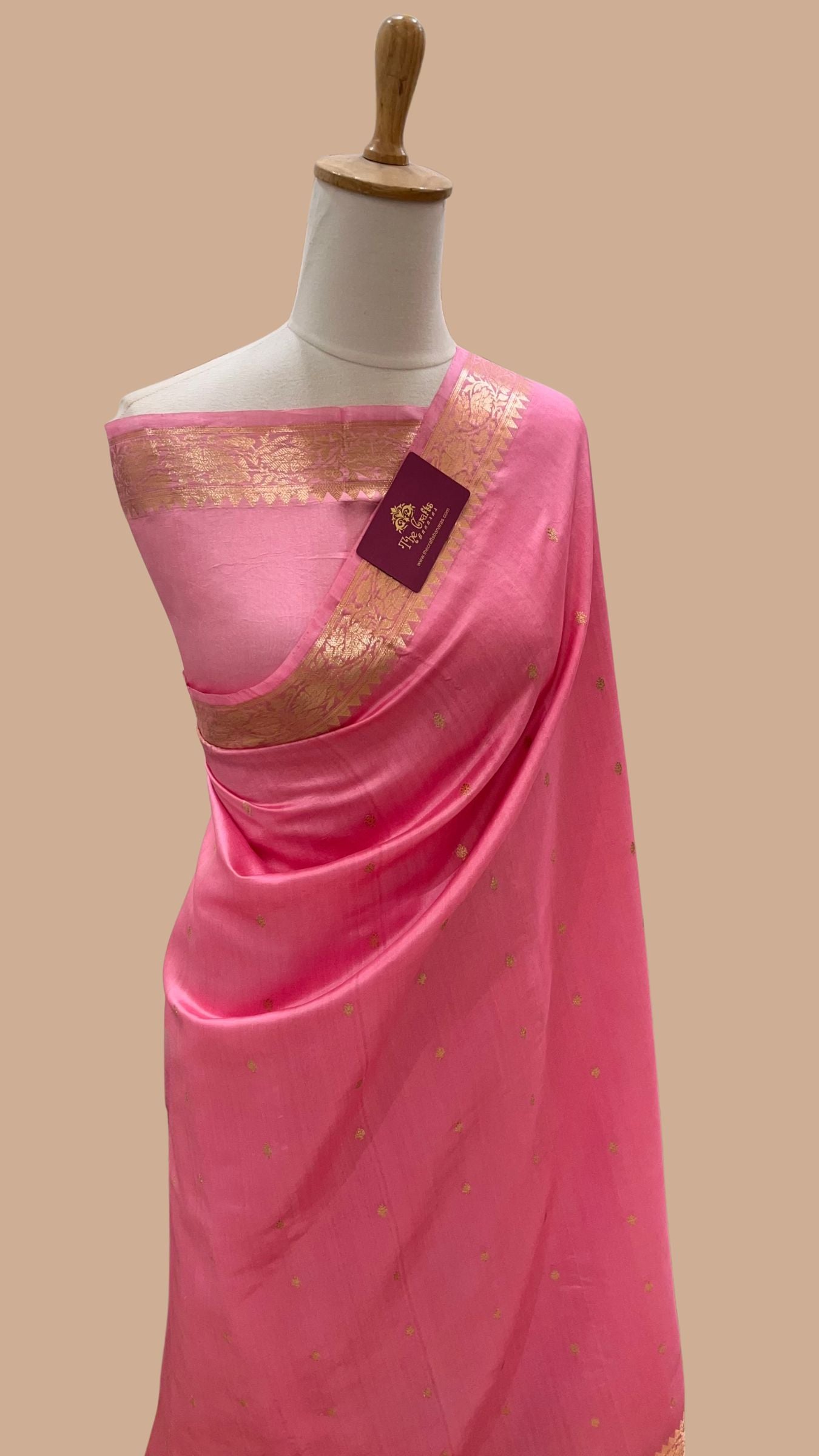 Pure Mango Silk Handloom Banarasi Saree