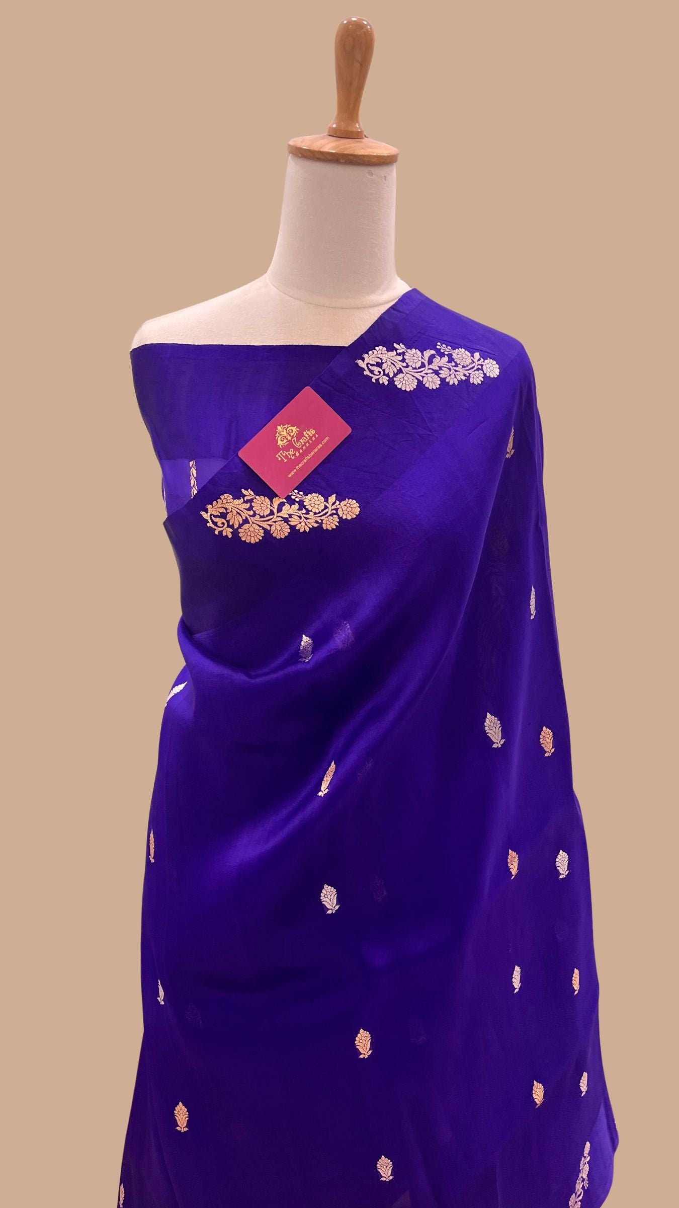 Pure Kora Silk Handloom Banarasi Saree