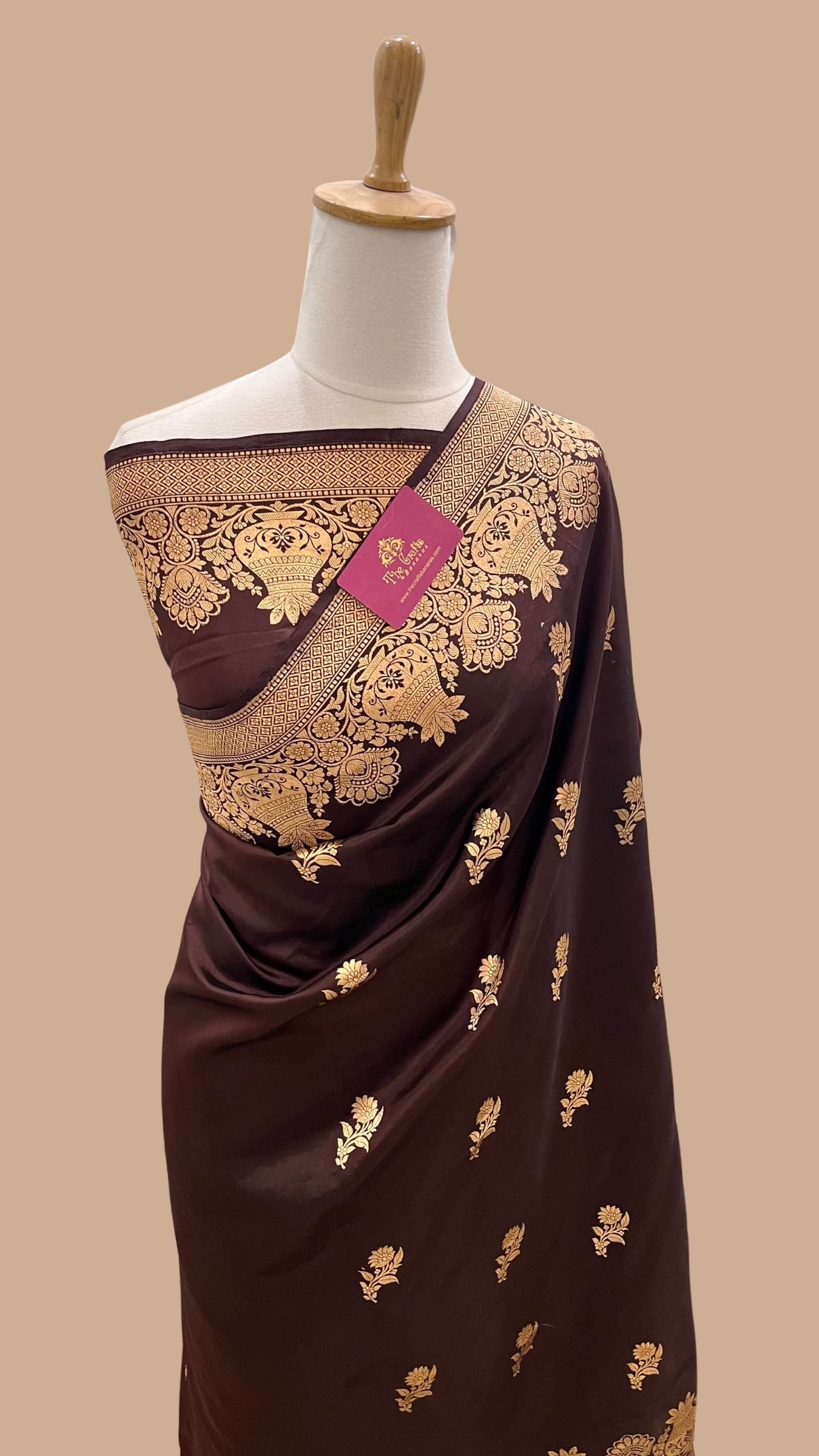Pure Mango Silk Handloom Banarasi Saree