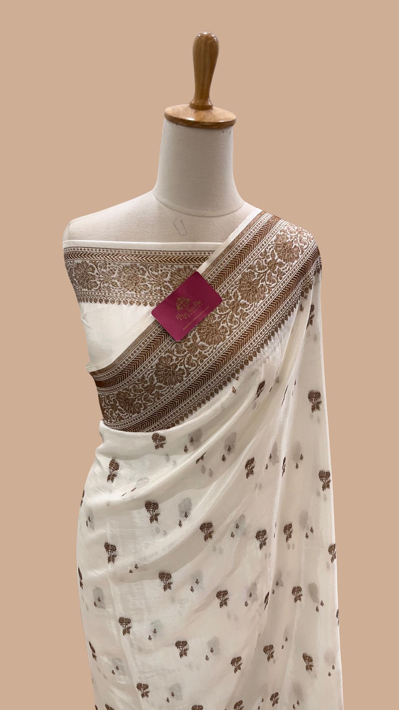 Pure Crepe Silk Banarasi Saree