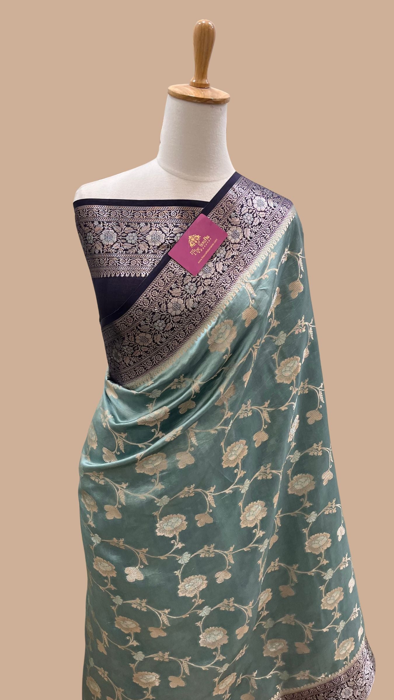 Pure Mango Silk Banarasi Saree