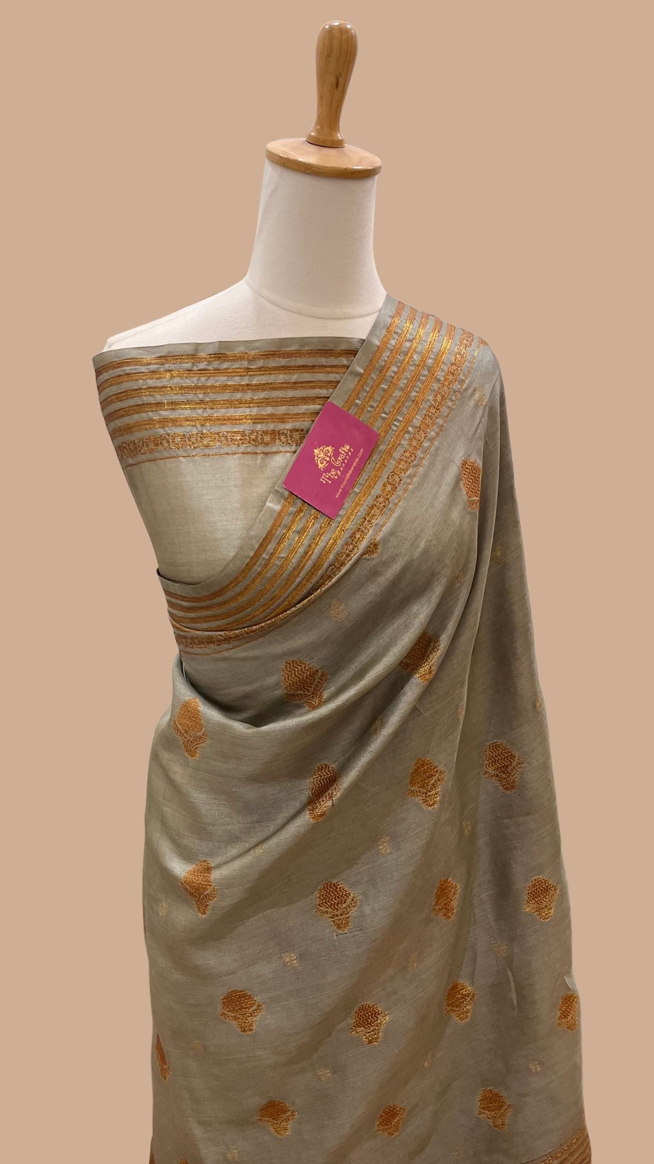 Pure Tussar Silk Banarasi Saree