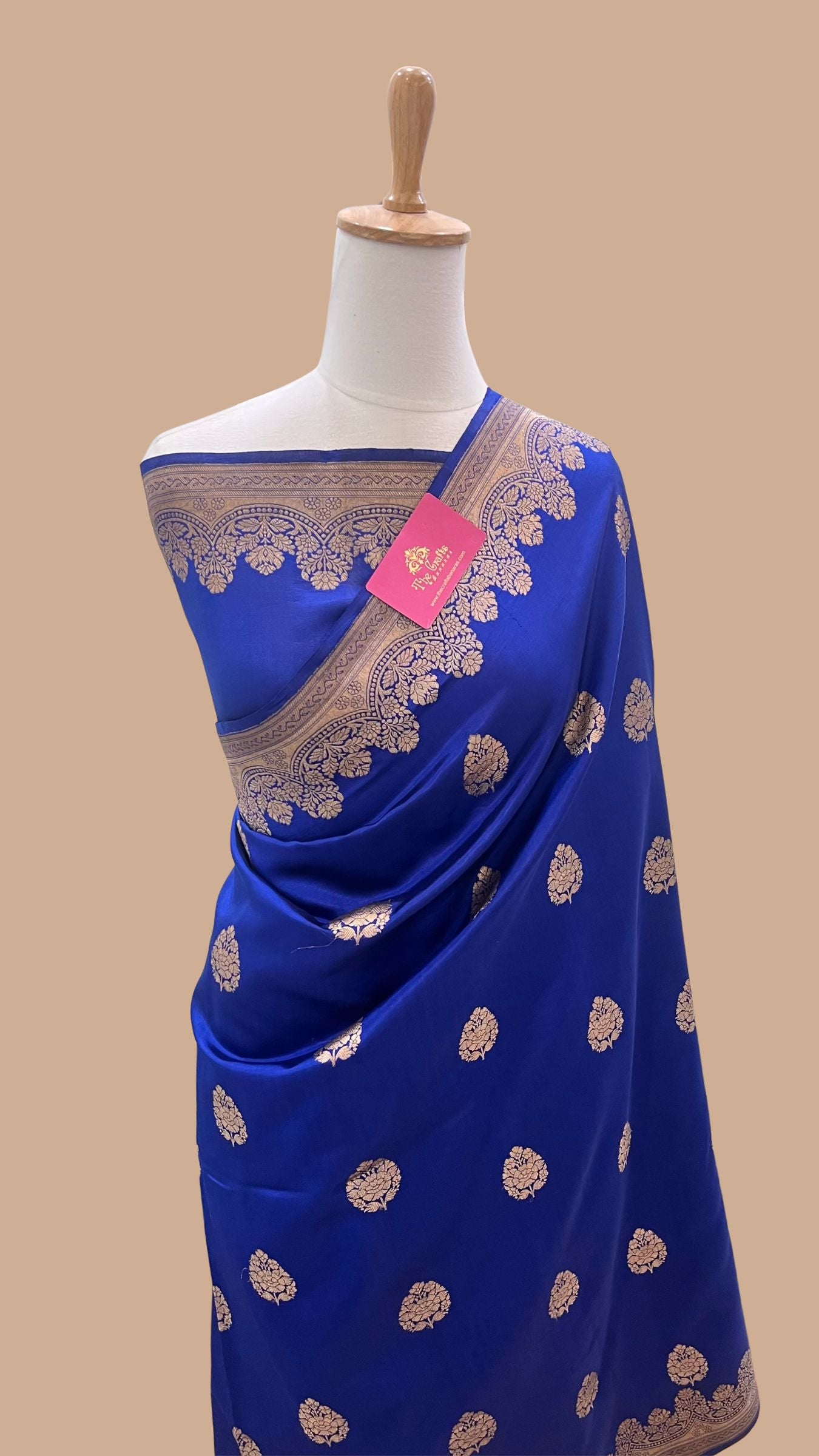 Pure Mango Silk Handloom Banarasi Saree
