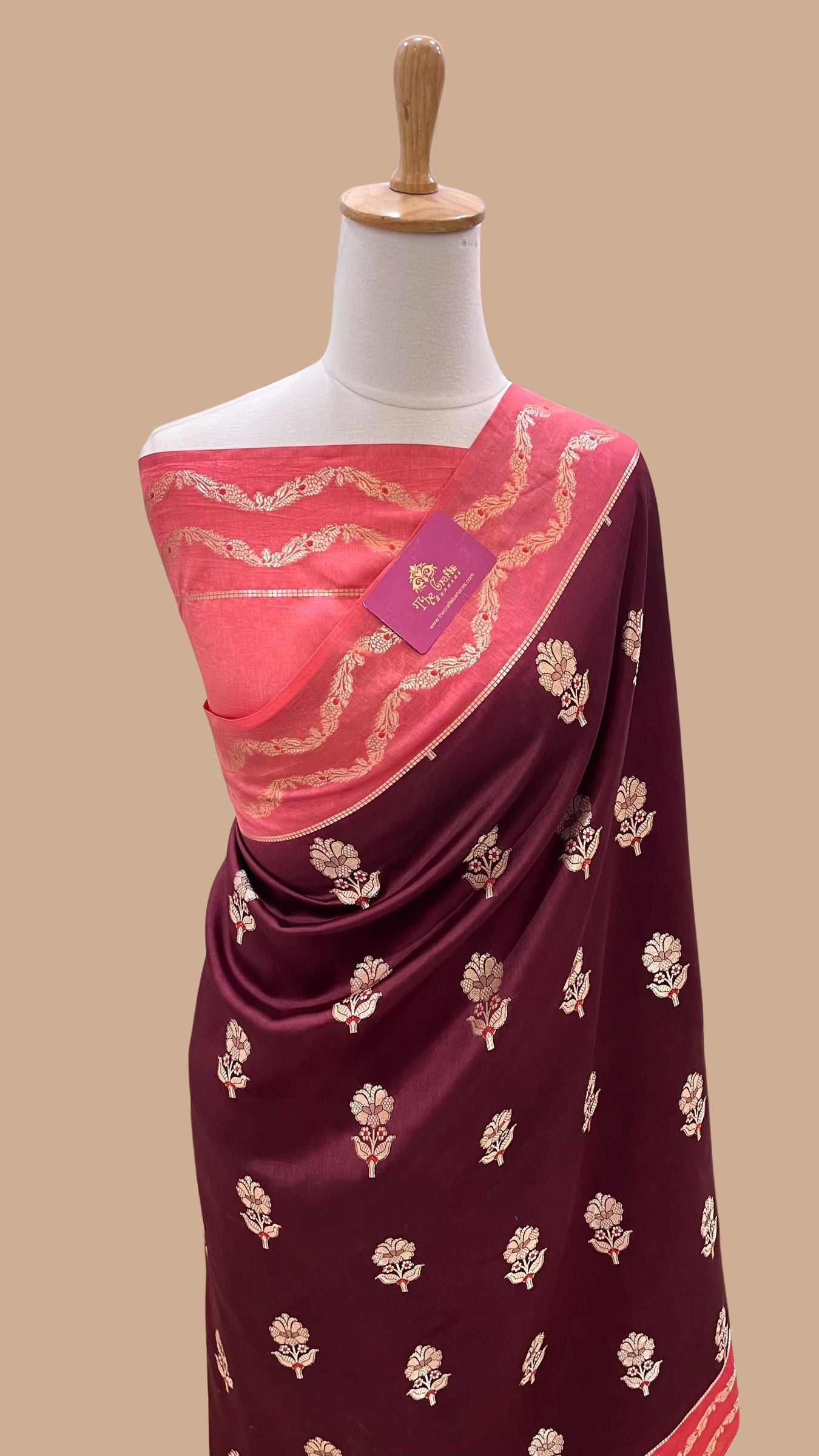 Pure Mango Silk Banarasi Saree