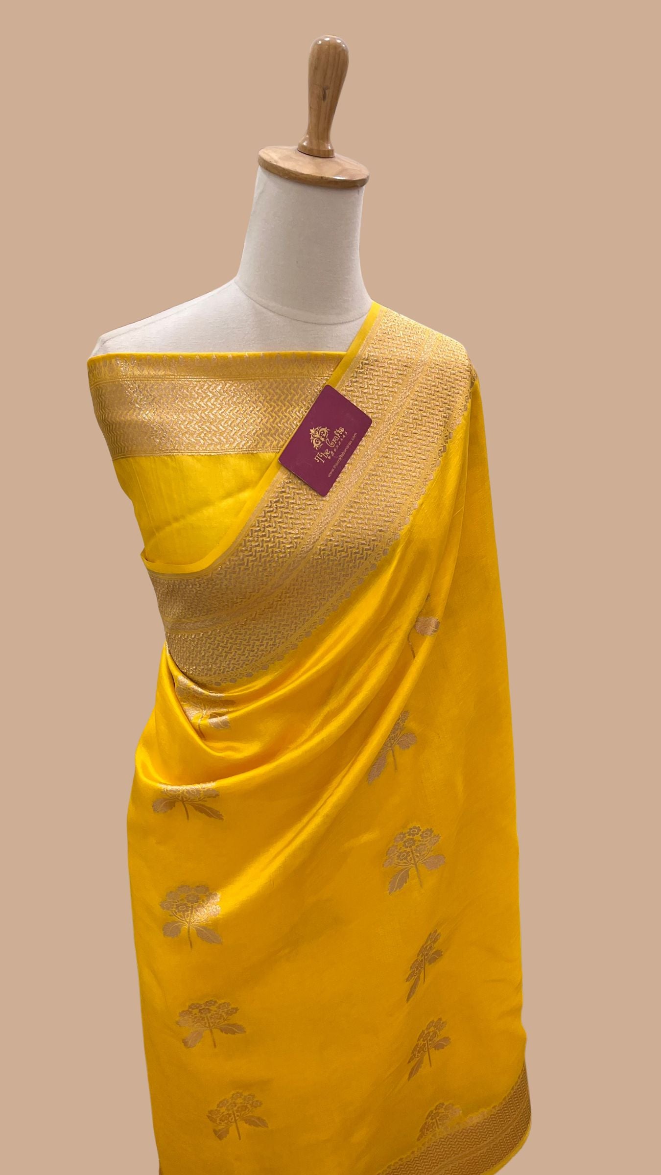 Pure Mango Silk Banarasi Saree