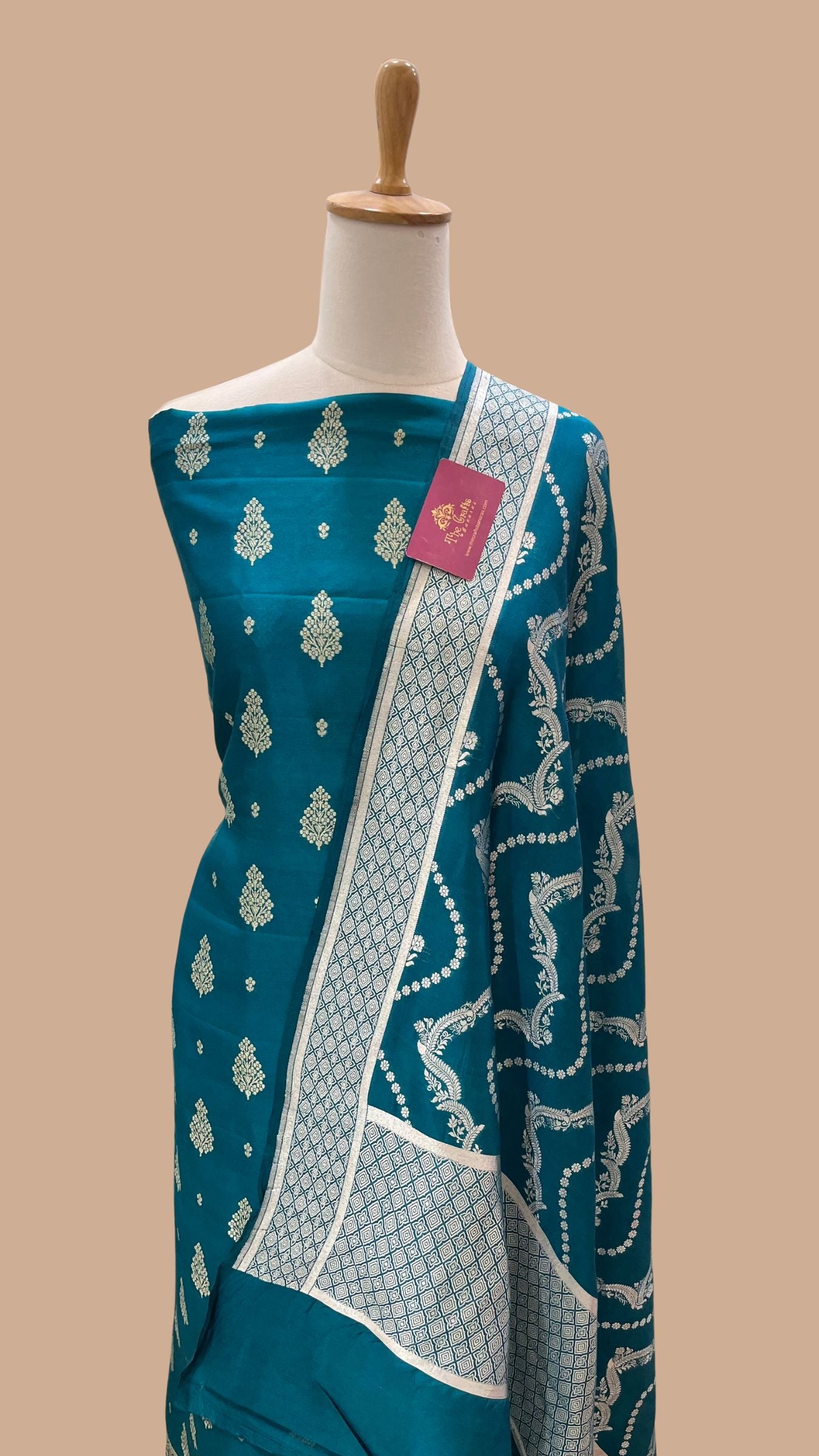 Pure Chiniya Silk Banarasi Dress Material