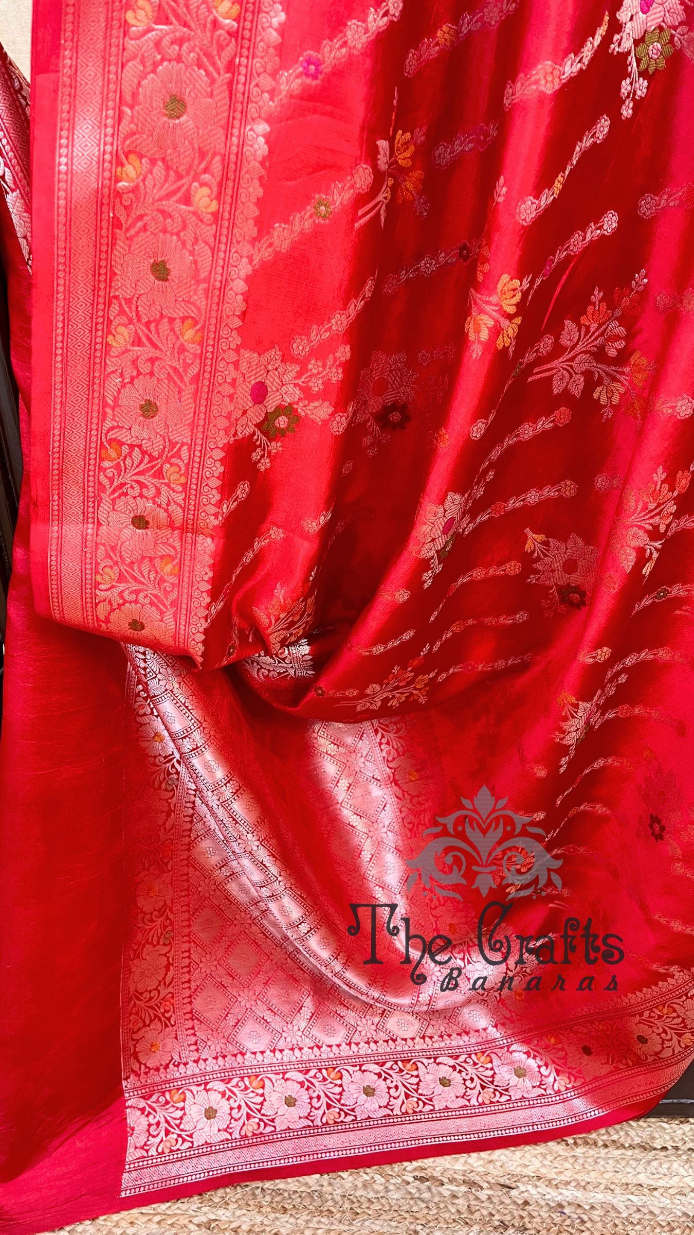 Pure Mango Silk Banarasi Saree