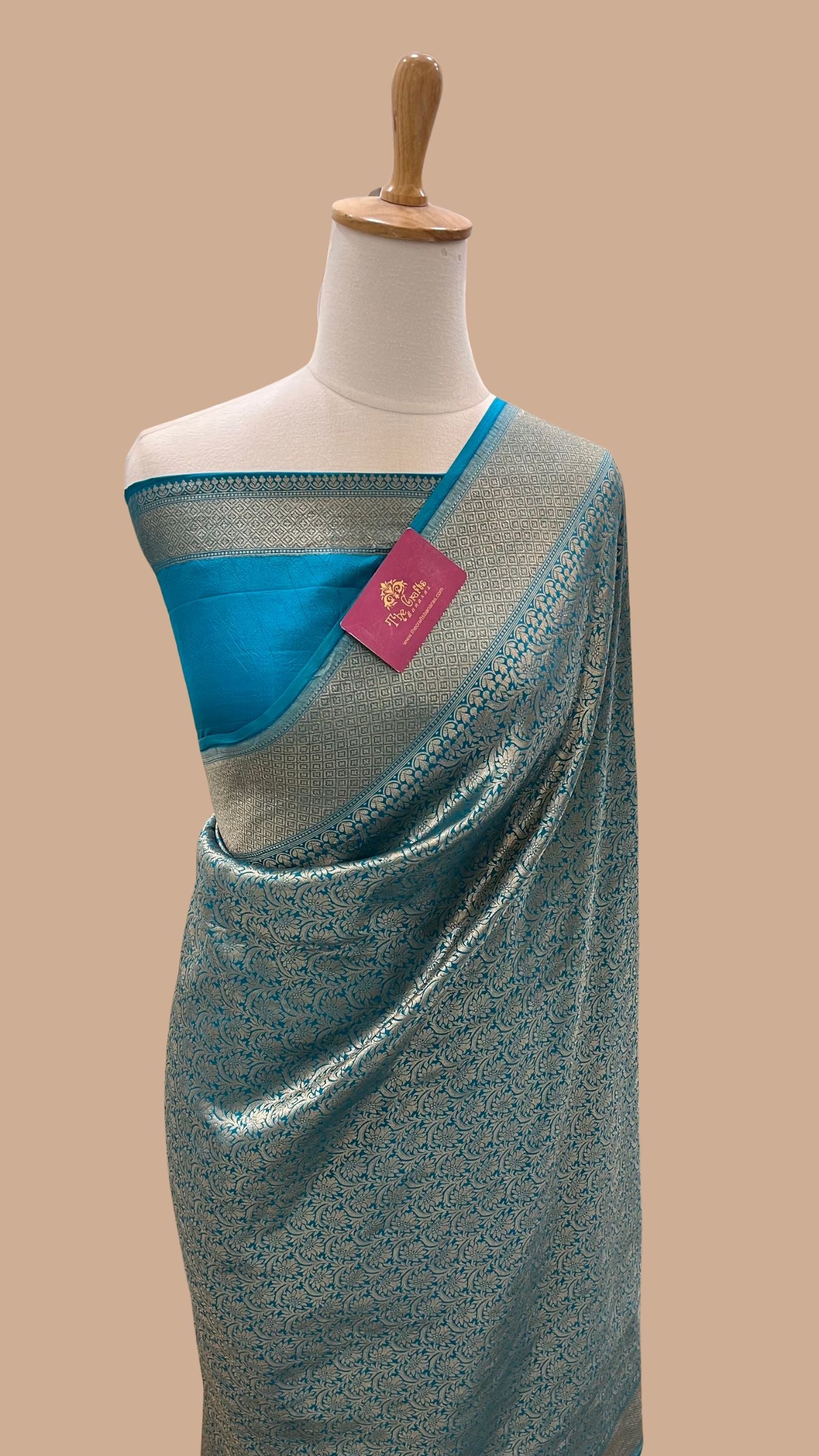 Pure Katan Silk Handloom Banarasi Saree - Tanchui Brocade