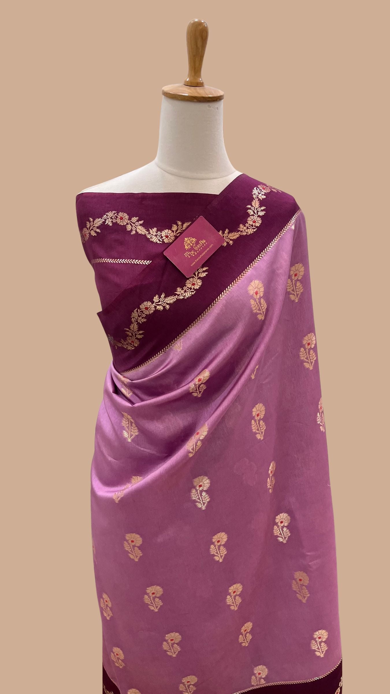 Pure Dupion Silk Banarasi Saree