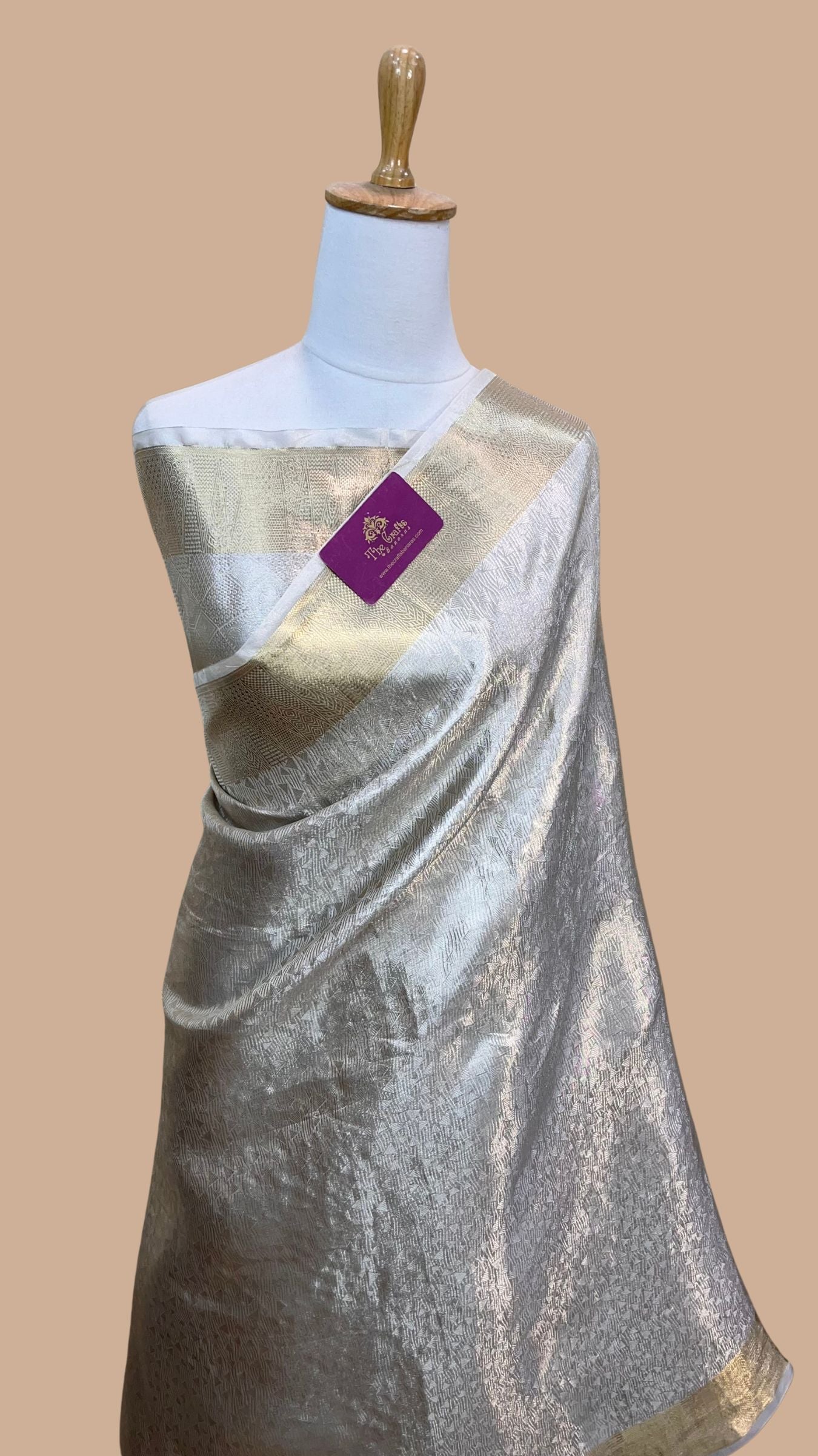 Pure Tissue Silk Brocade Banarasi Saree