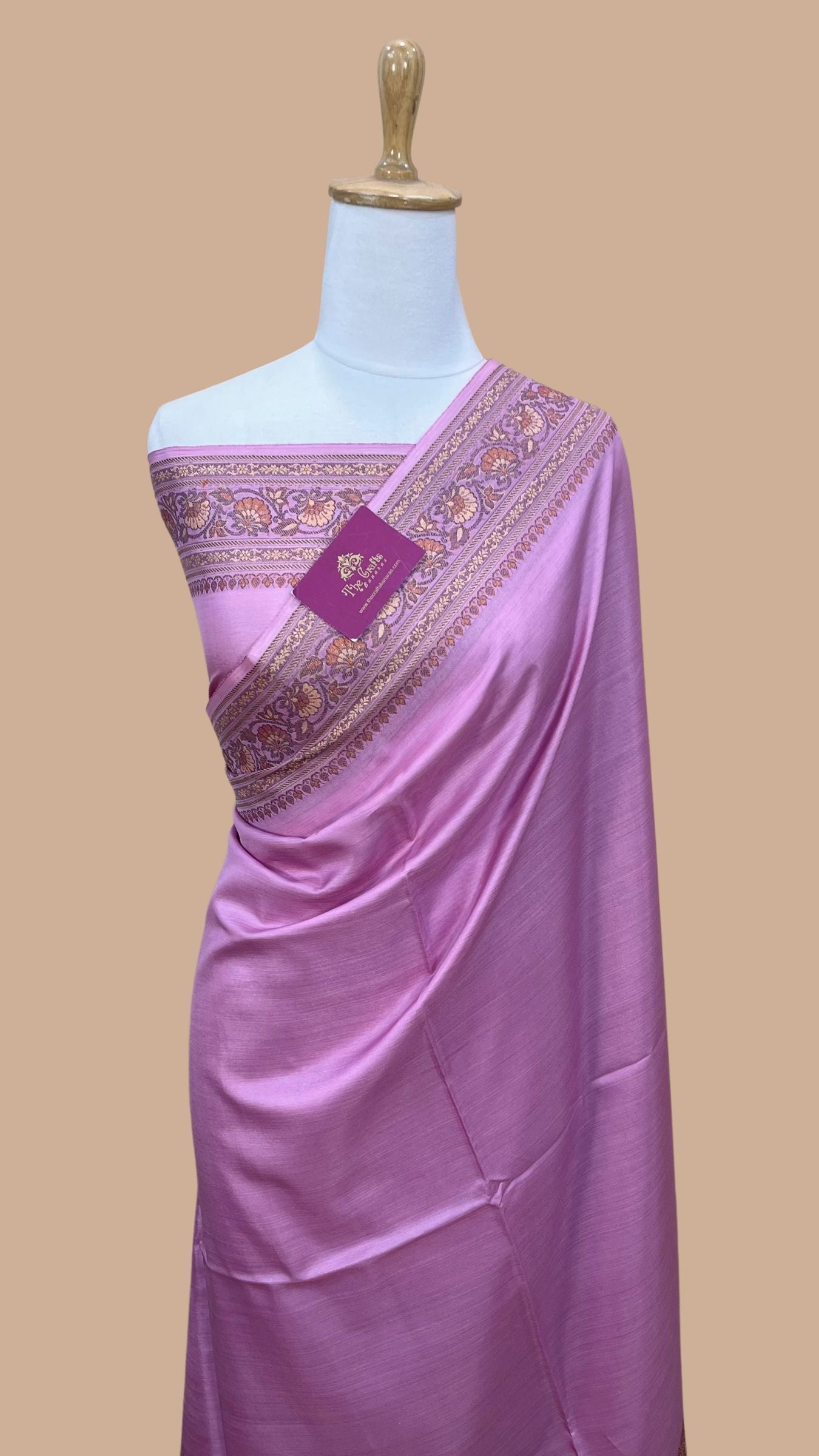 Pure Tussar Silk Banarasi Saree