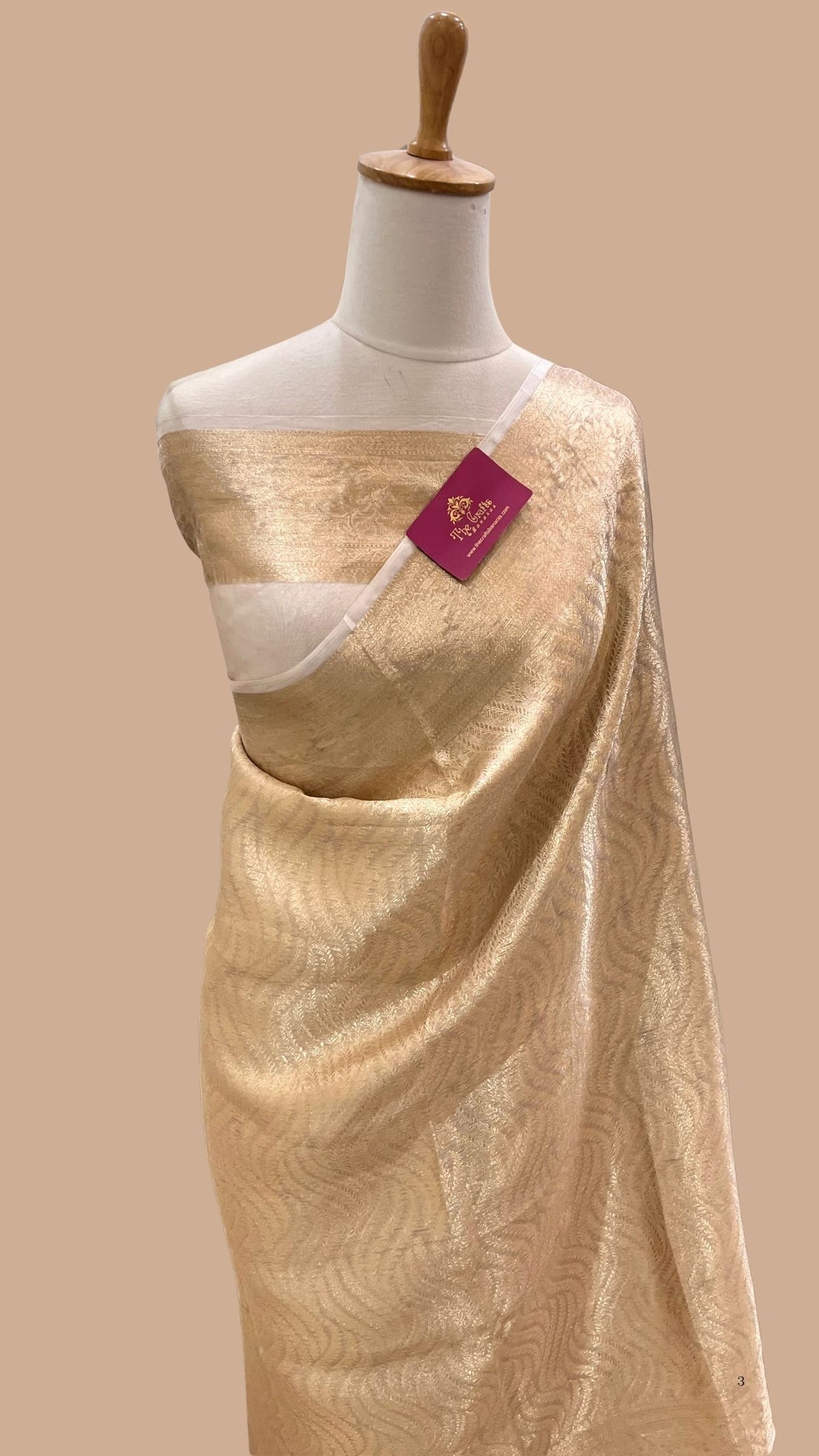 Pure Tissue Silk Brocade Banarasi Saree