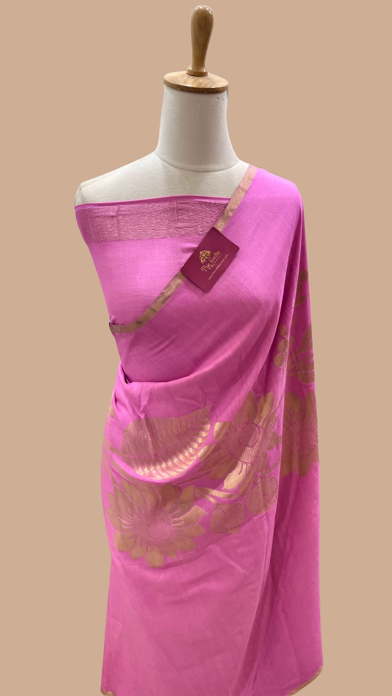 Pure Munga Silk Handloom Banarasi Saree